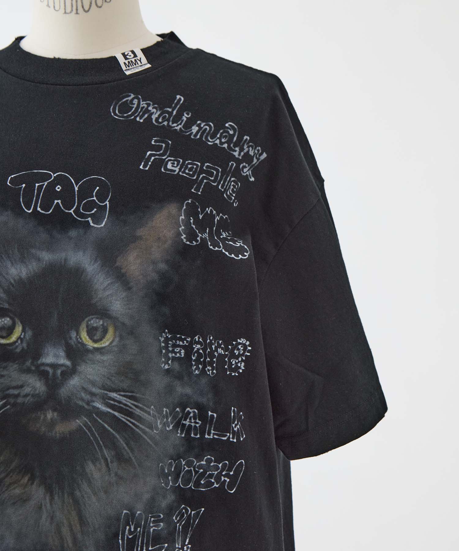 CAT PRINTED TEE Maison MIHARA YASUHIRO