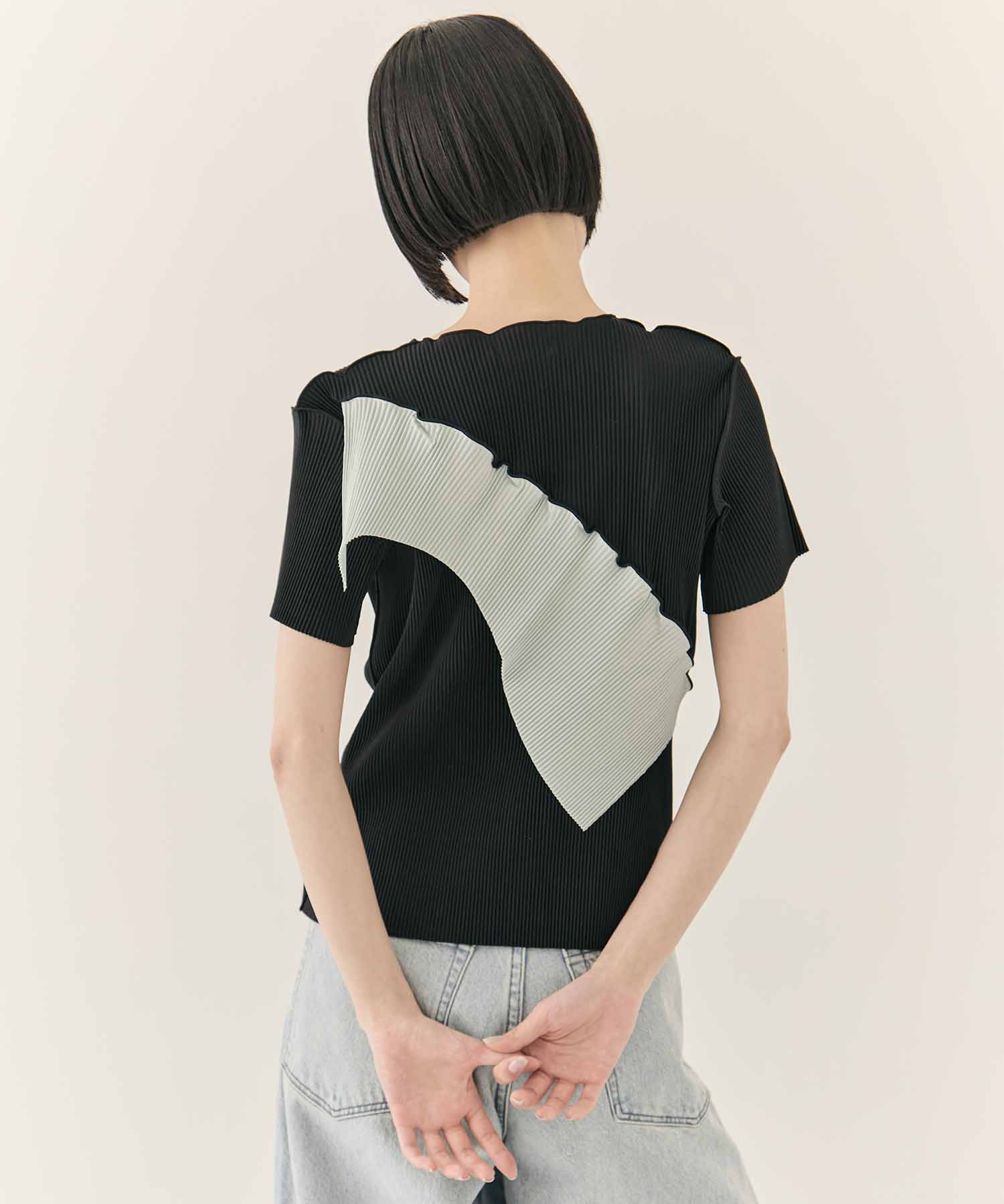 TODO WAVE TOP SHORT SLEEVE kotohayokozawa