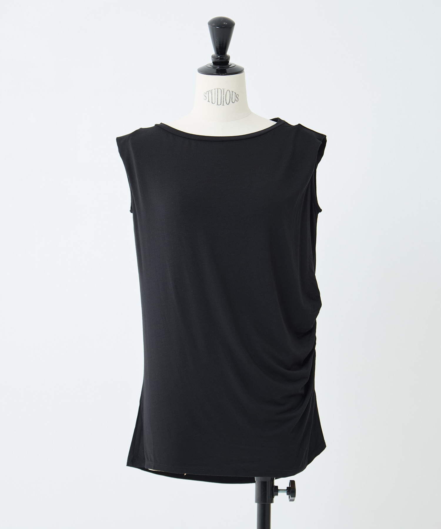 別注collagen no sleeve tops determ