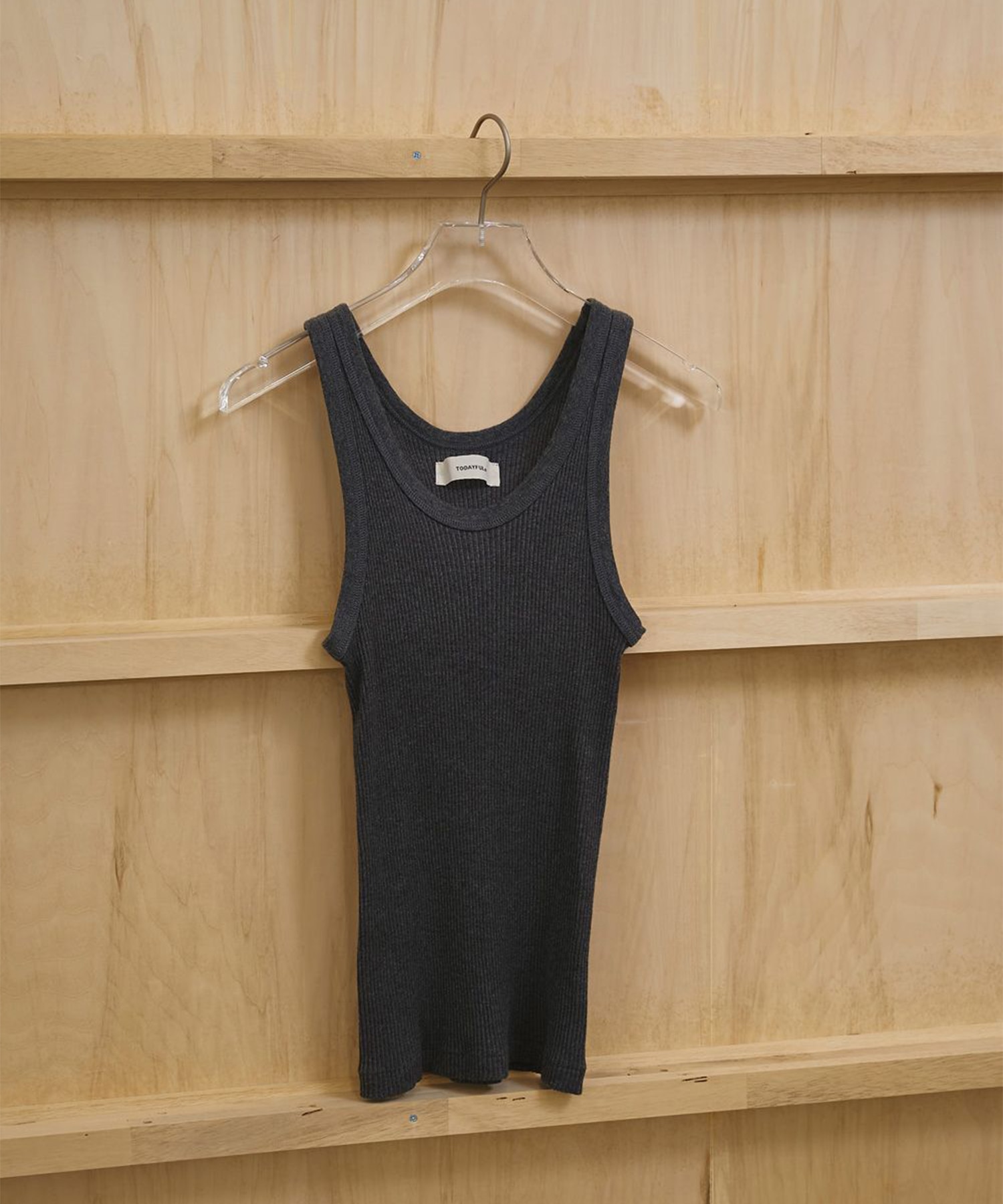 Useful Seamless Rib Tanktop TODAYFUL