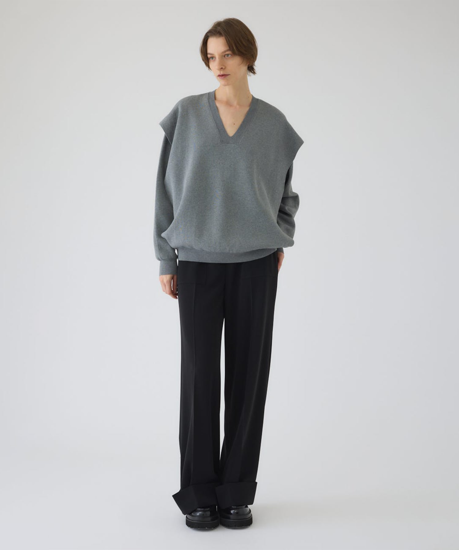 Side open oversized knit PO RIM.ARK