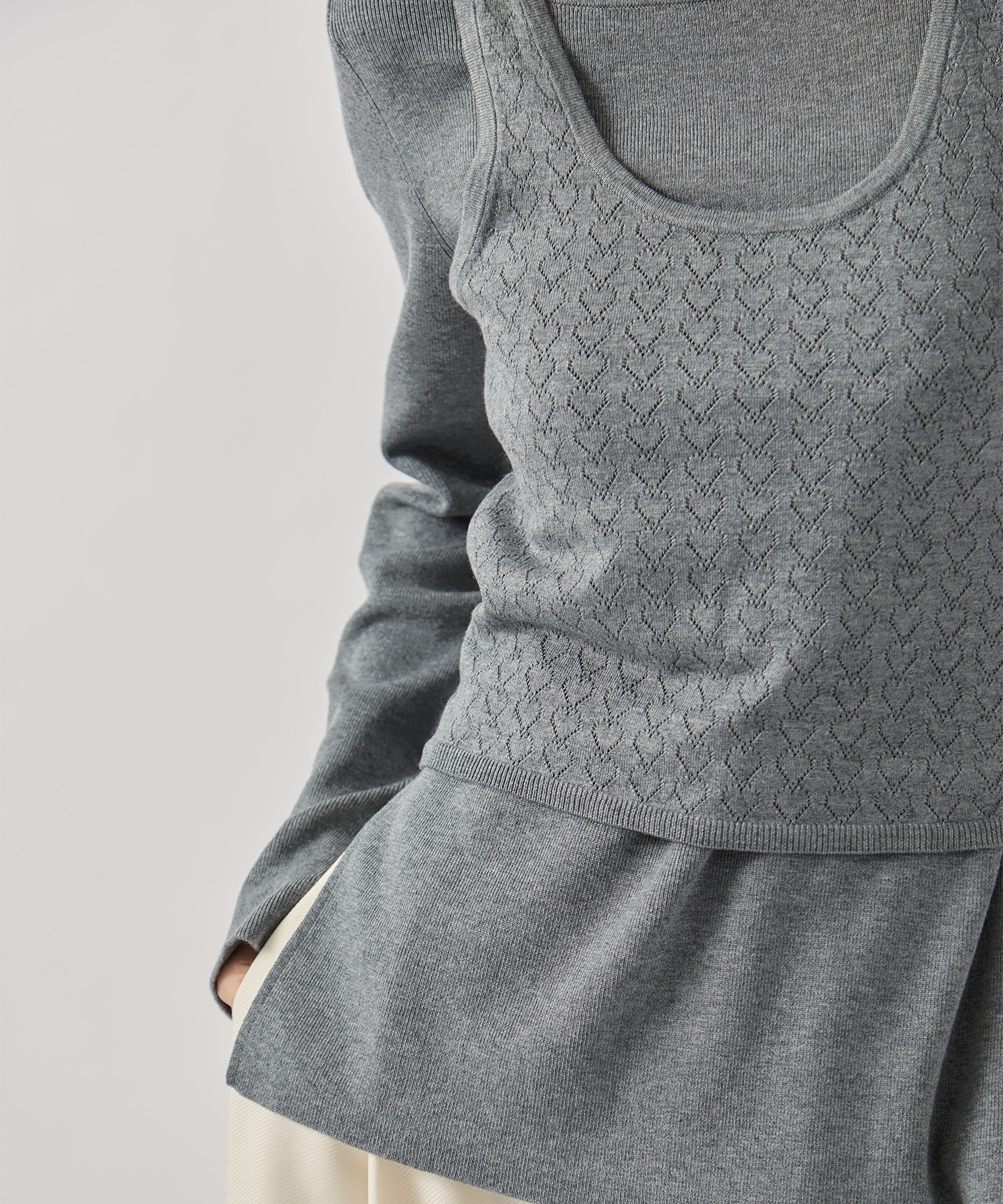 HEART TANK KHEART TANK KNIT SET AMERI