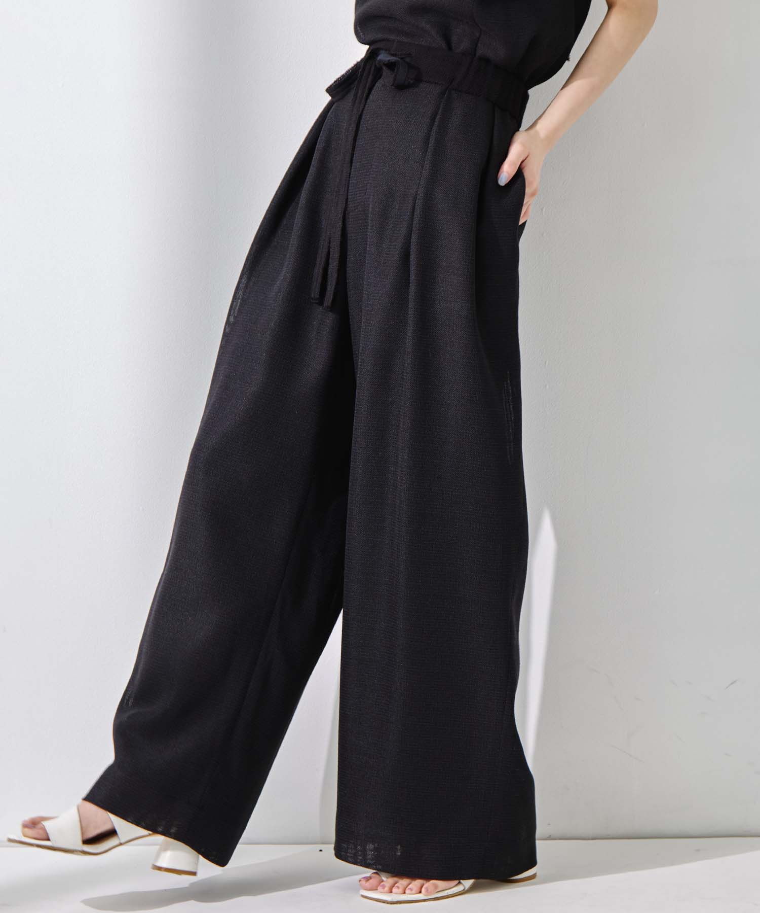 Washable Mesh Relax Trousers STUDIOUS