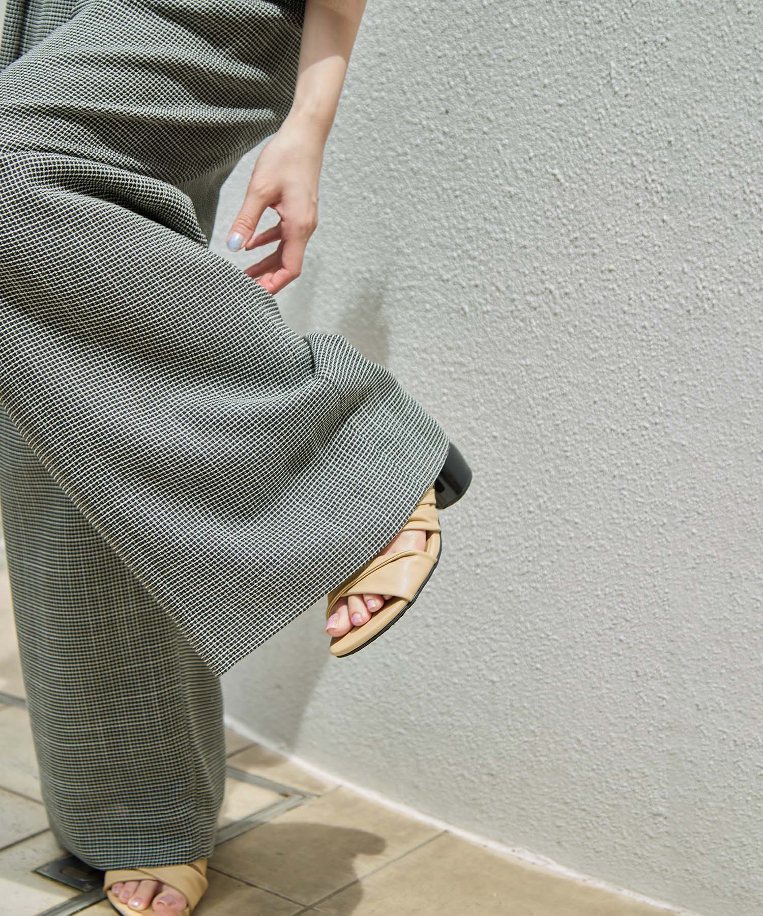 Washable Mesh Relax Trousers STUDIOUS