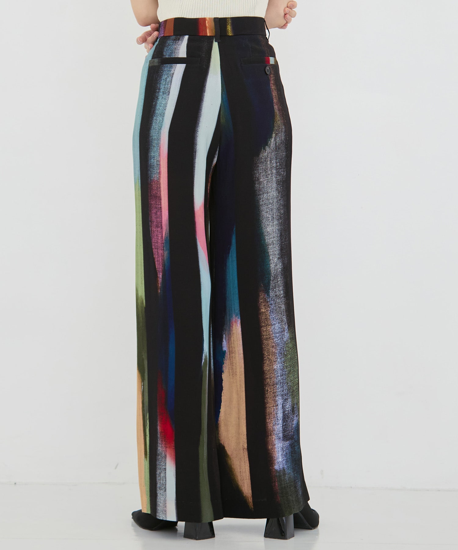 Empty stripe pants AKIRANAKA