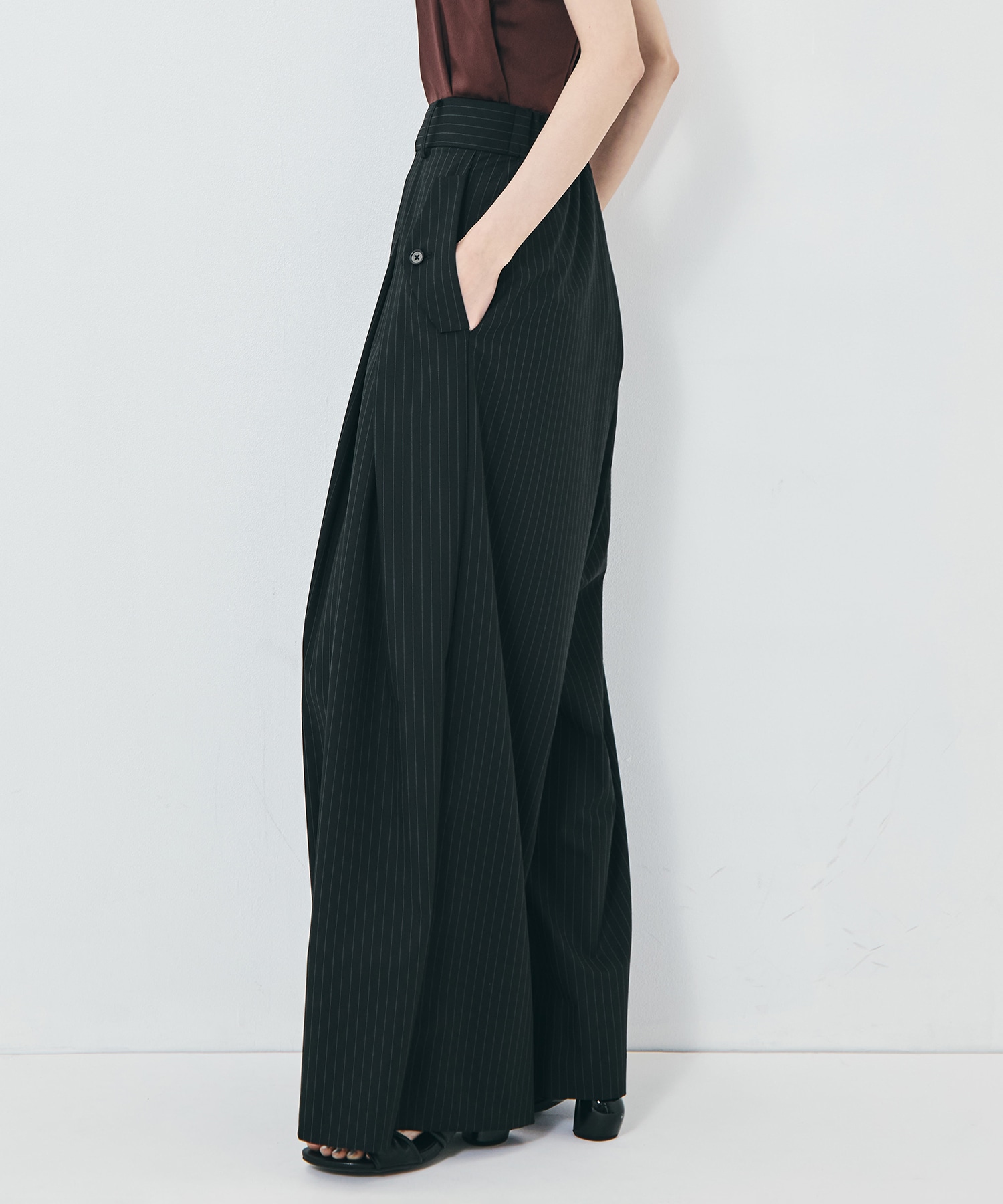 Flap Cargo Wide Pants STUDIOUS