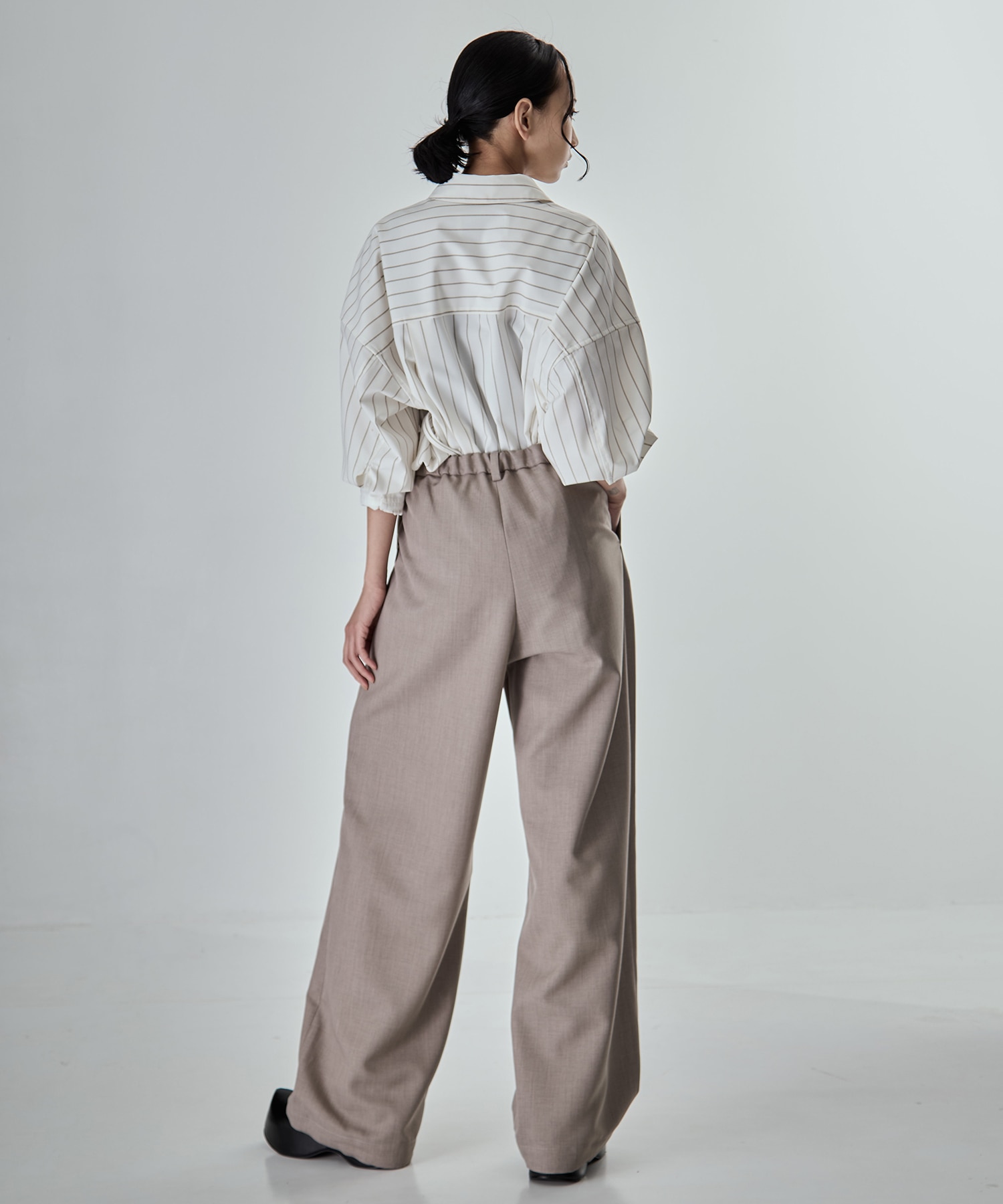 WOOLY TEXTURE EASY TROUSERS Maison MIHARA YASUHIRO