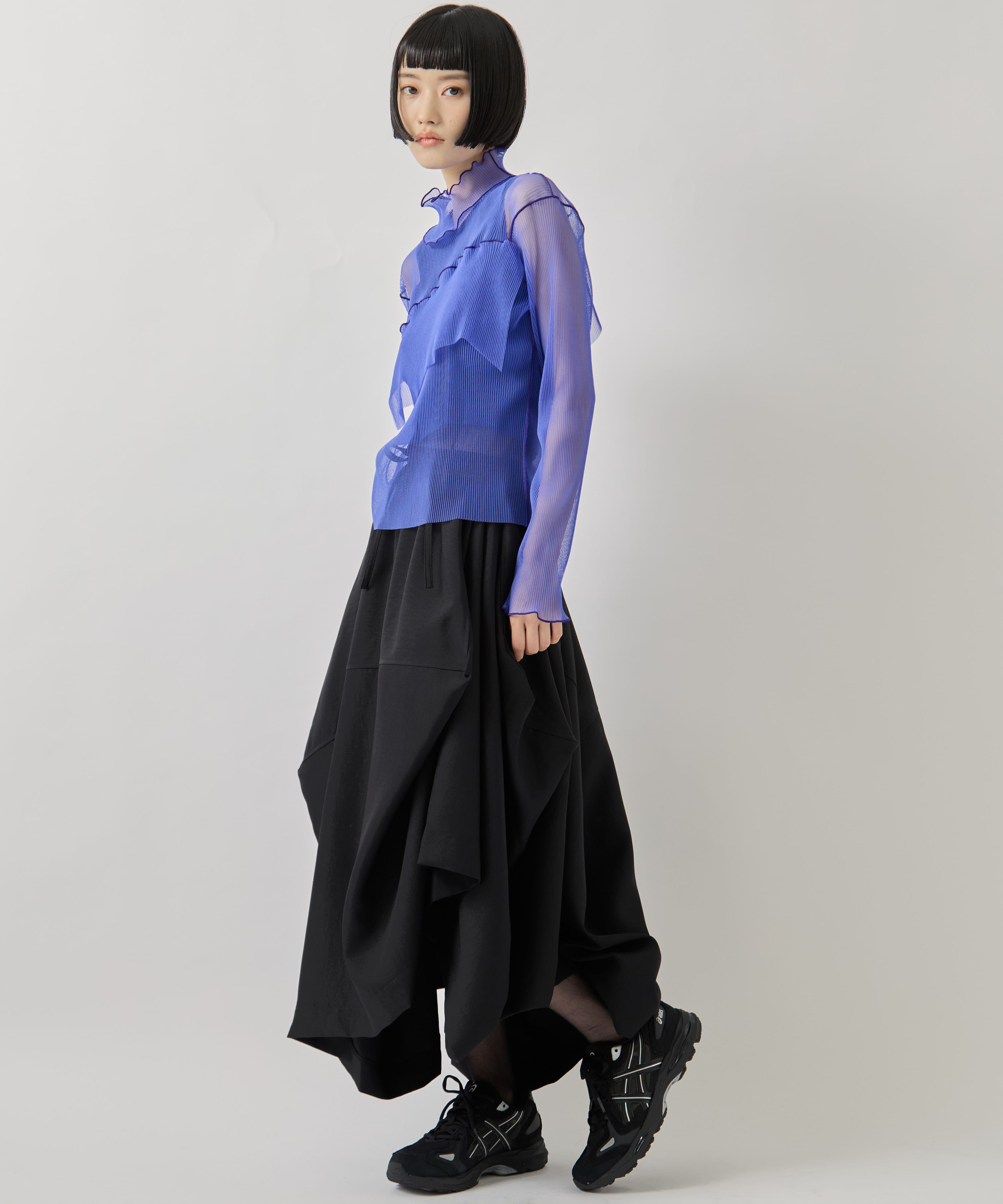 Y3-S26-0000-205/W_SU SKIRT BLACK(バルーンSK) Y-3