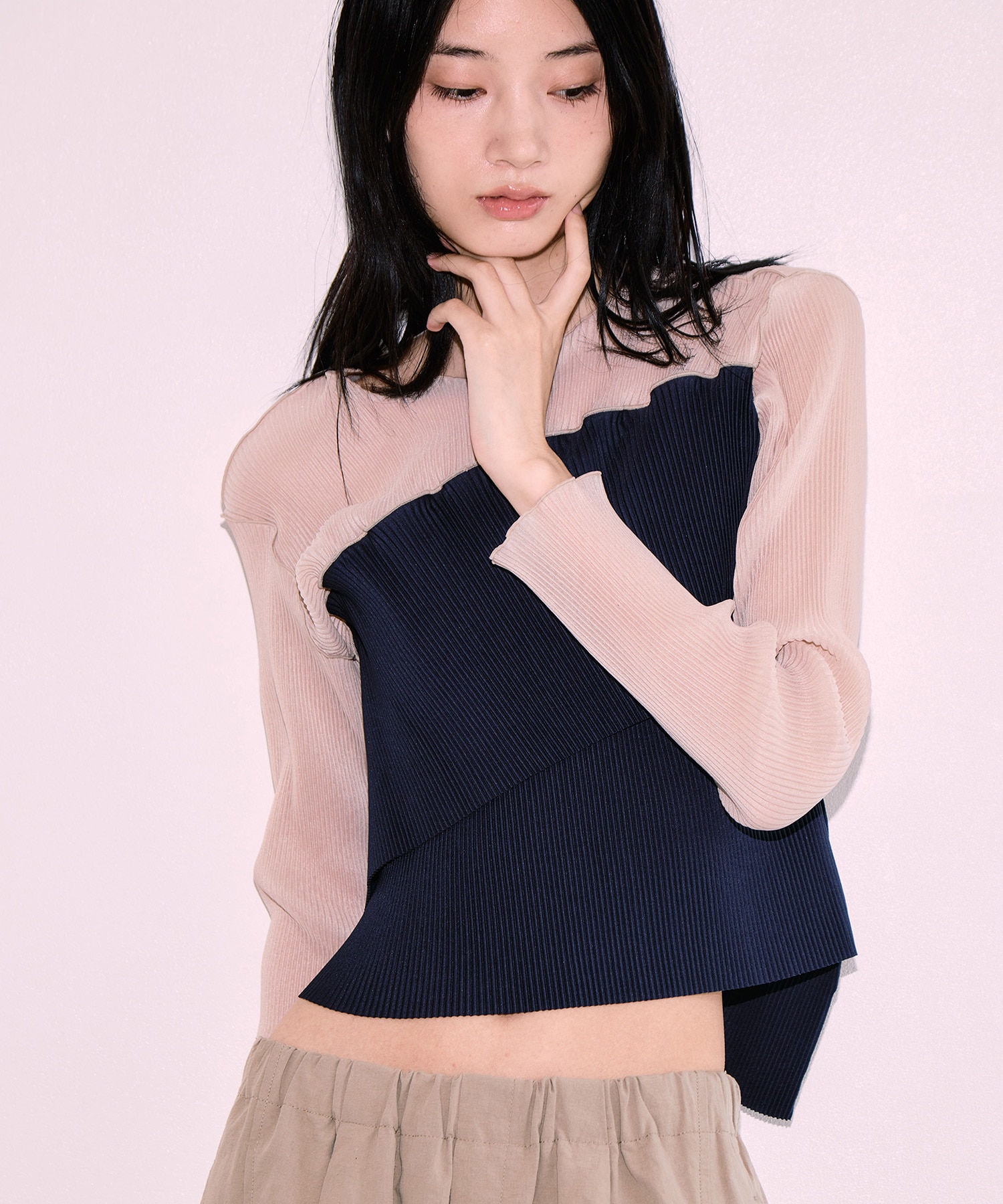 別注 SHEER DOCKING CREW TOPS kotohayokozawa