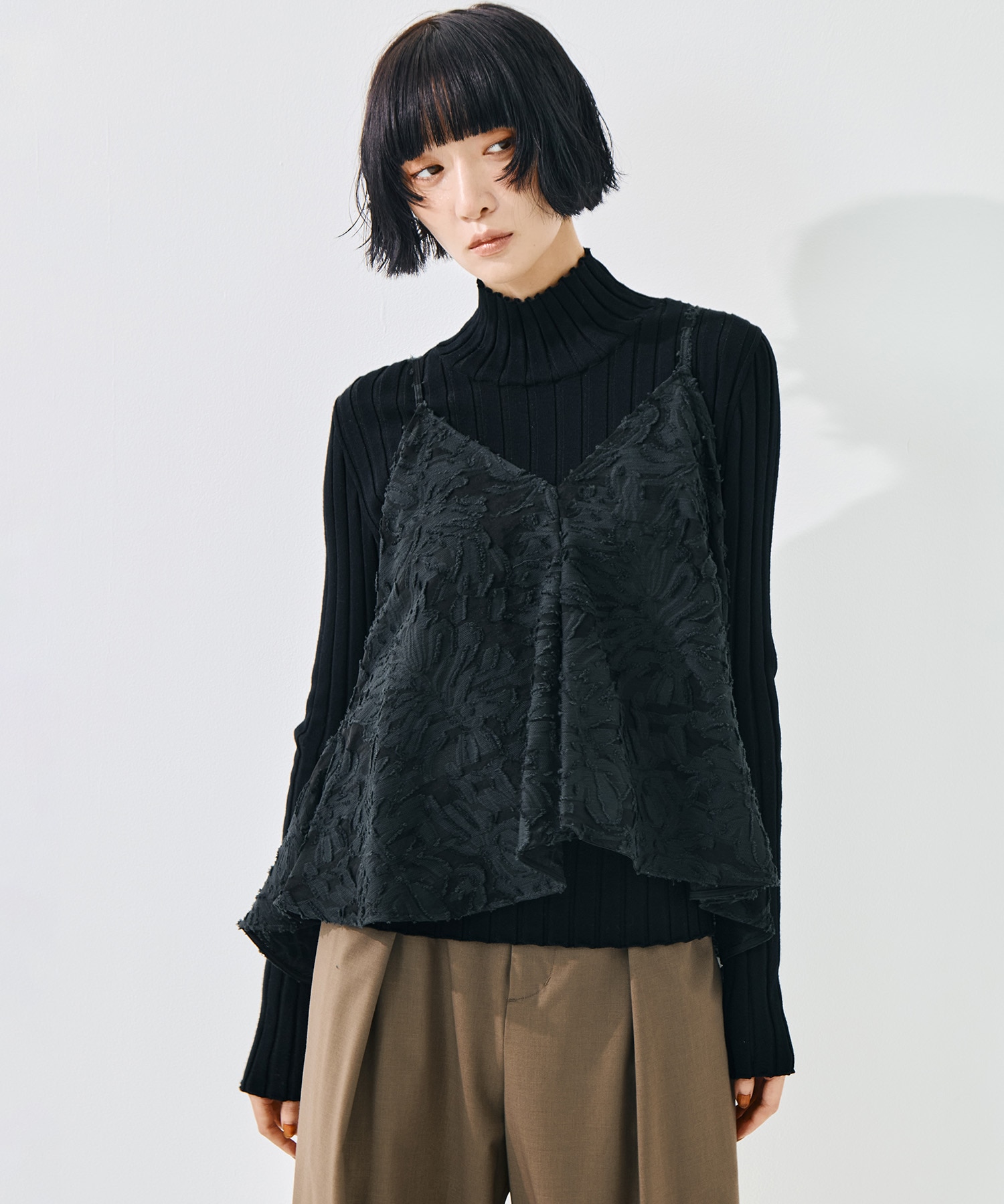 別注 立体ジャガードCAMISOLE TAAKK