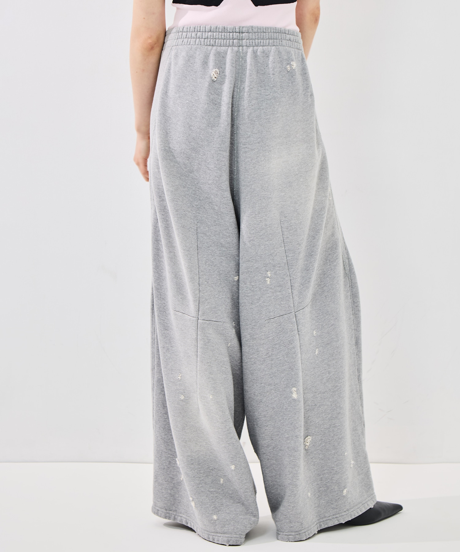 Deconstructed H.D Sweat Pants Needles