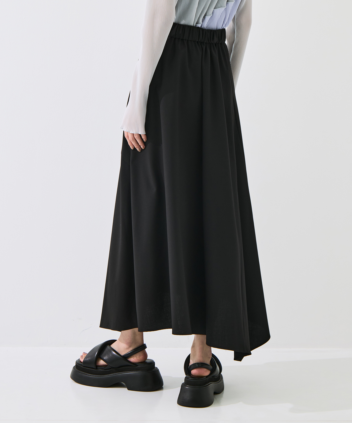 Layered Flare Skirt STUDIOUS