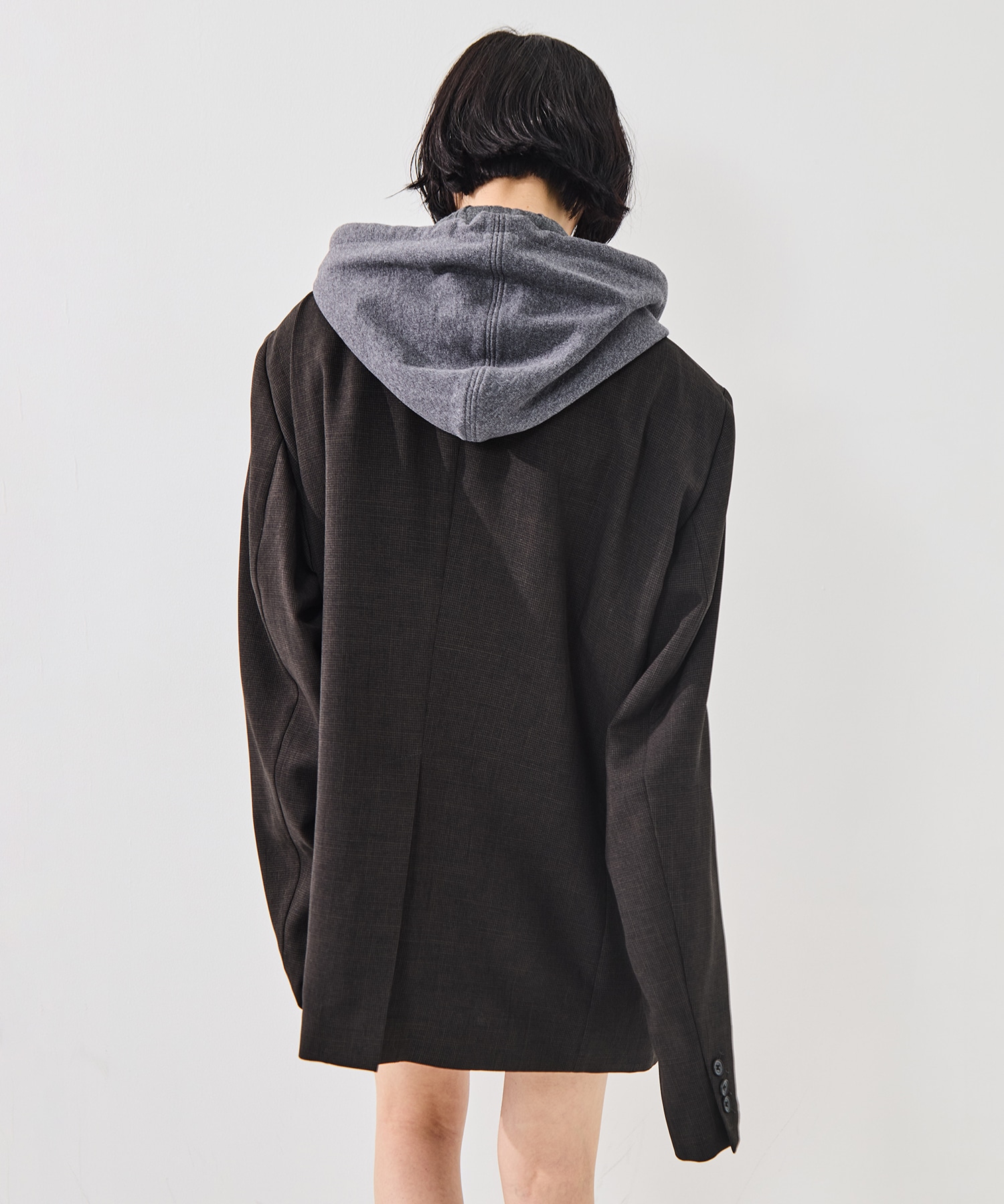 THREE LAYERED HOUNDSTOOTH JACKET Maison MIHARA YASUHIRO