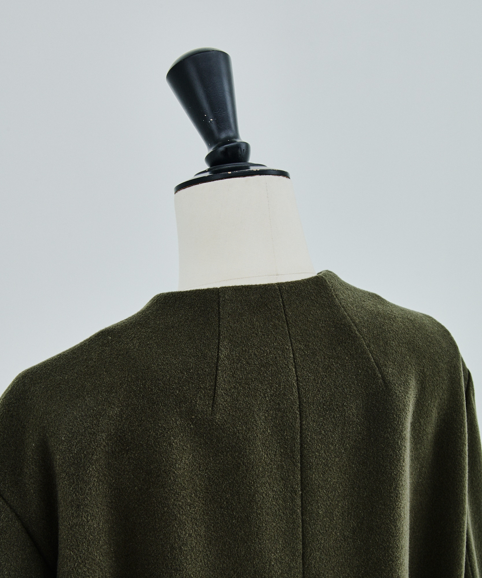 Cording Embroidery Short Duffle Coat Mame Kurogouchi