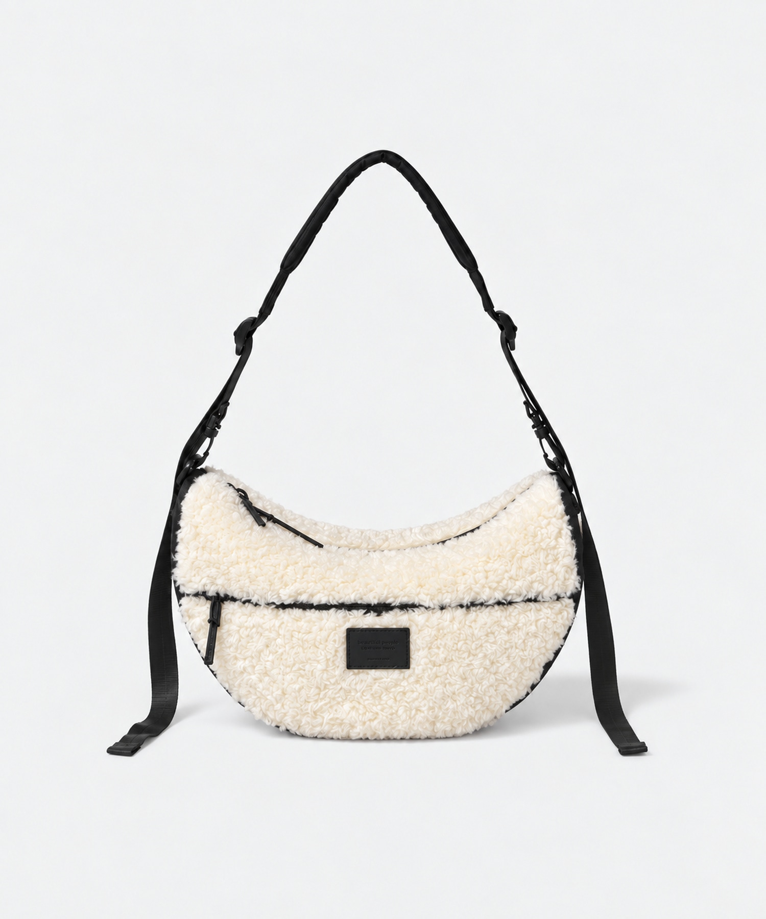 pertex & boa shoulder bag beautiful people