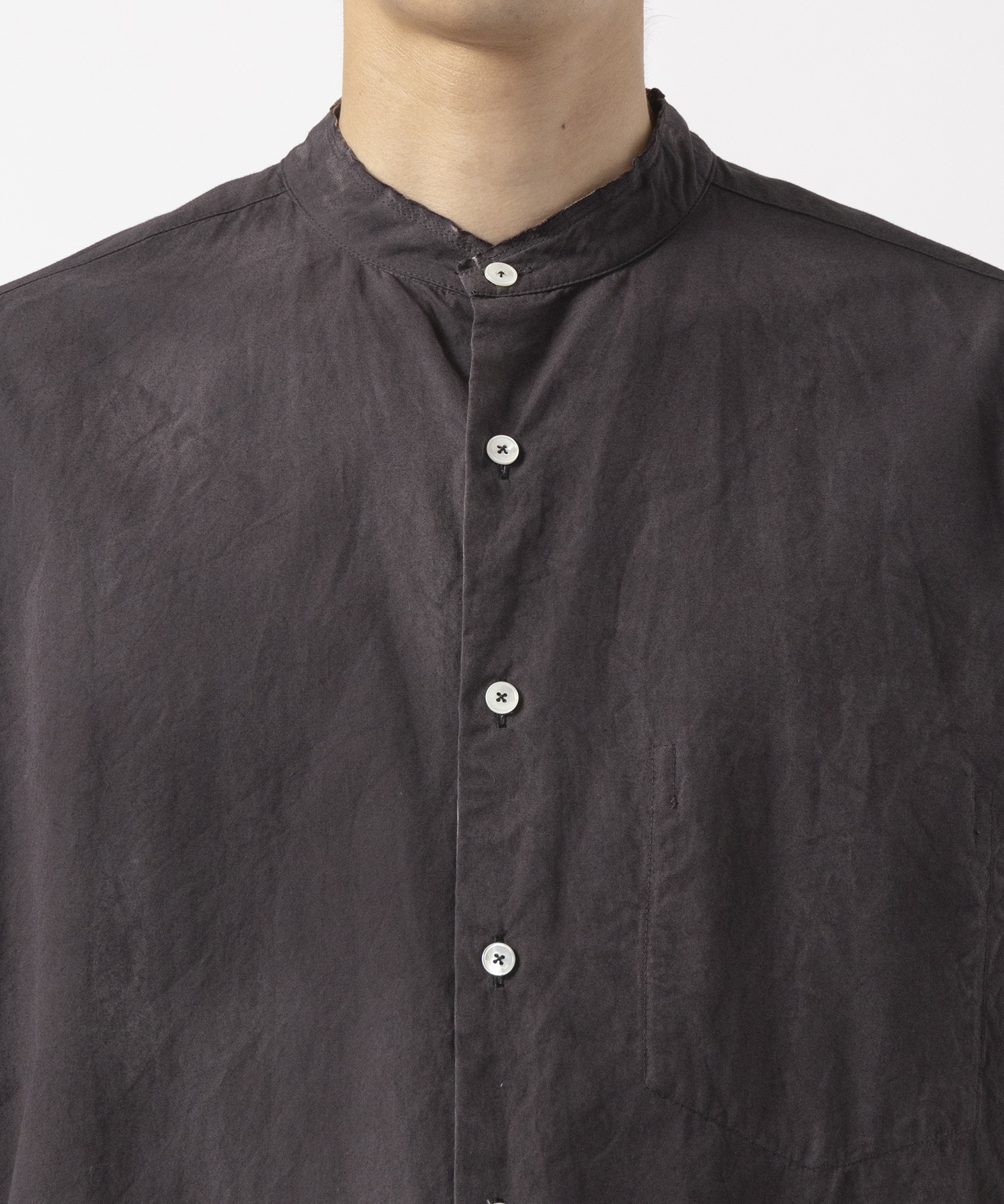 SPRAY DYING NO COLLAR SHIRT CURRENTAGE