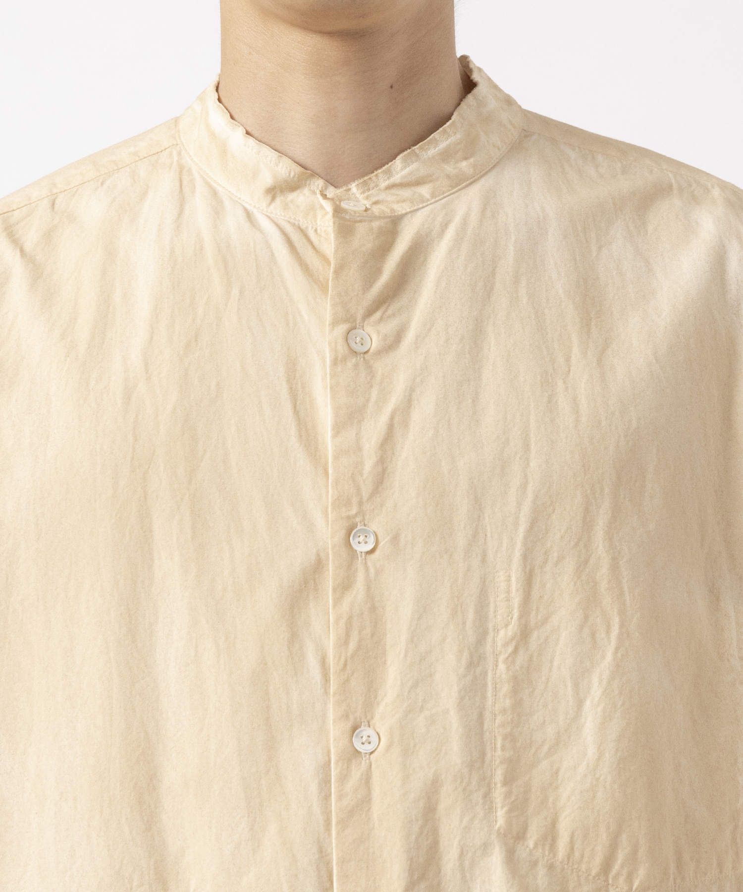 SPRAY DYING NO COLLAR SHIRT CURRENTAGE