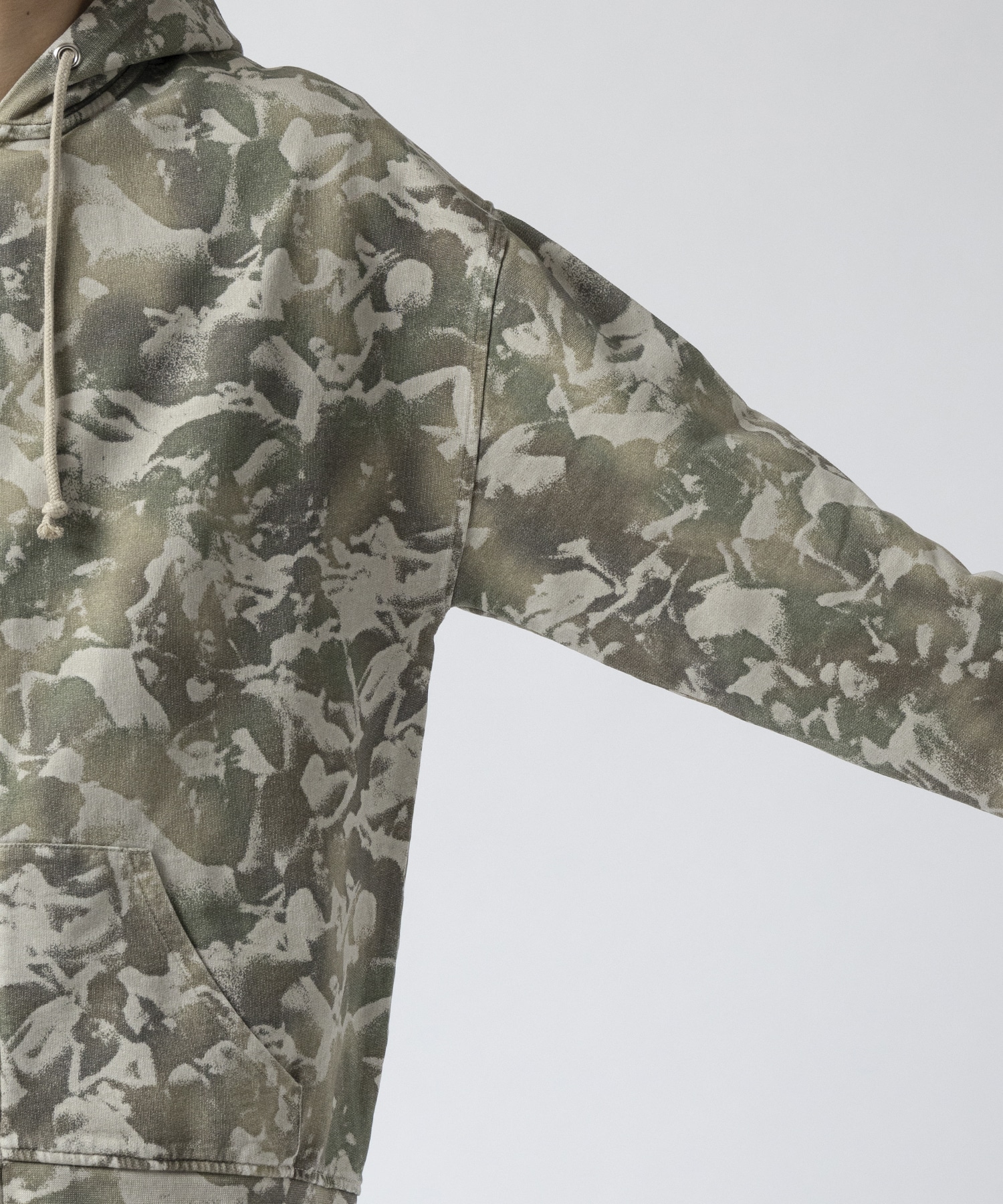 別注 Carne Camo ZIP HOODY carne bollente