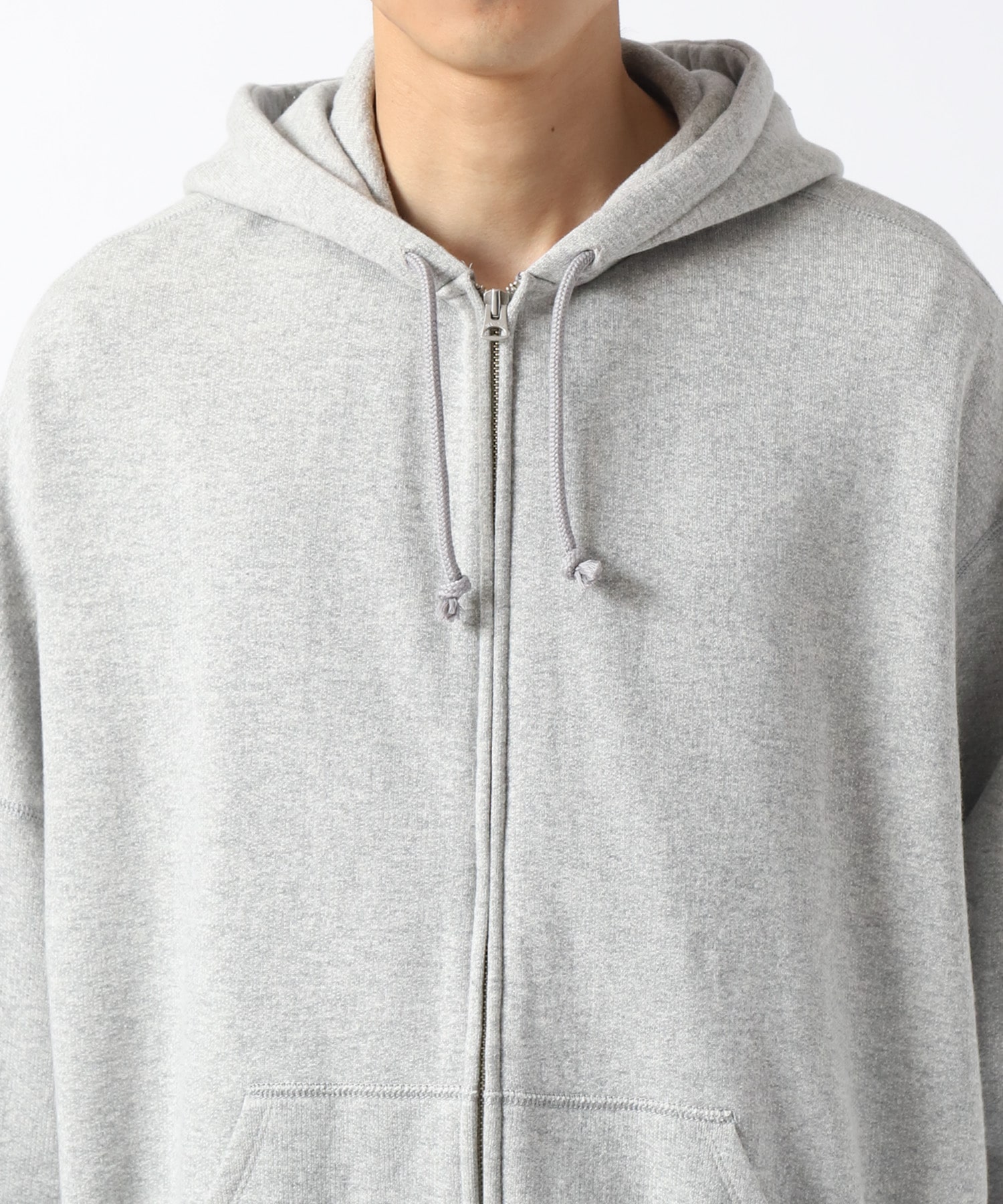 Asymmetry Zip Hoodie INSCRIRE