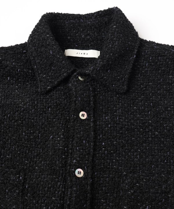 TWEED OVER SIZE SHIRT JieDa