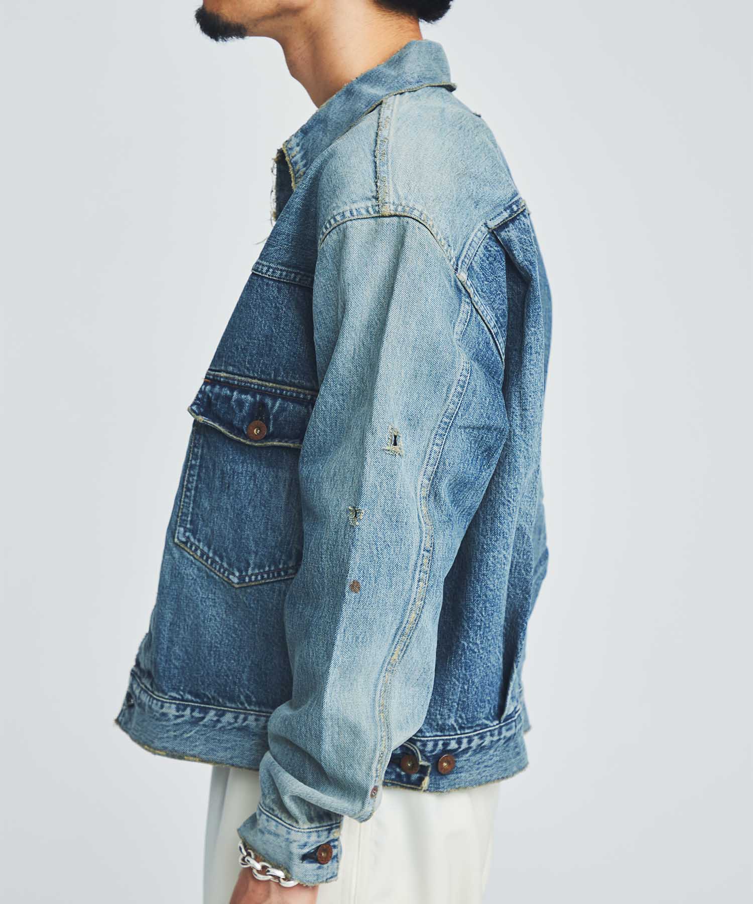 FADED 2nd DENIM JACKET PRODUCTED BY UNUSED SUGARHILL