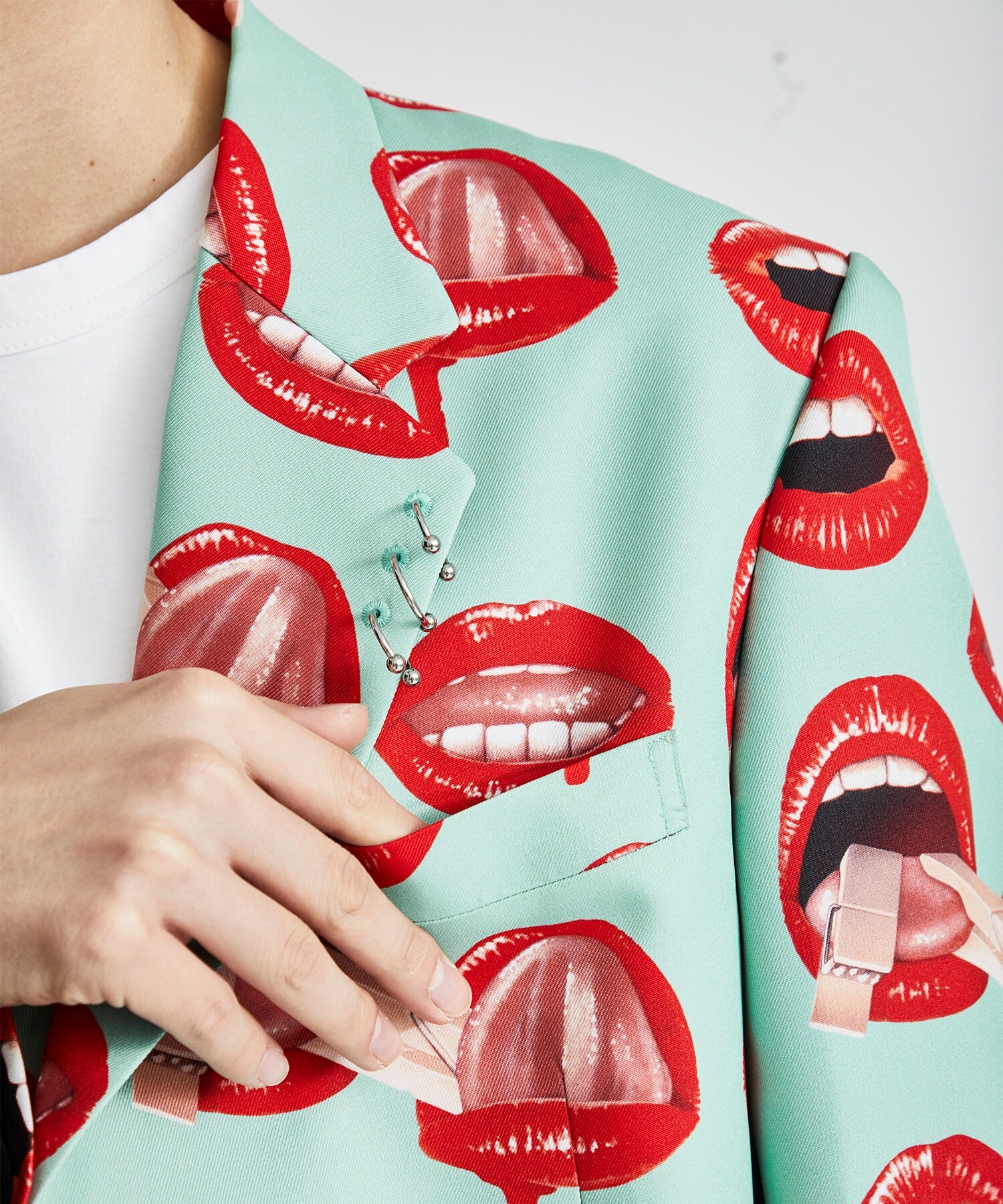 Tailored Jacket - FOUR MOUTHArtwork by TREVOR BROWN KIDILL