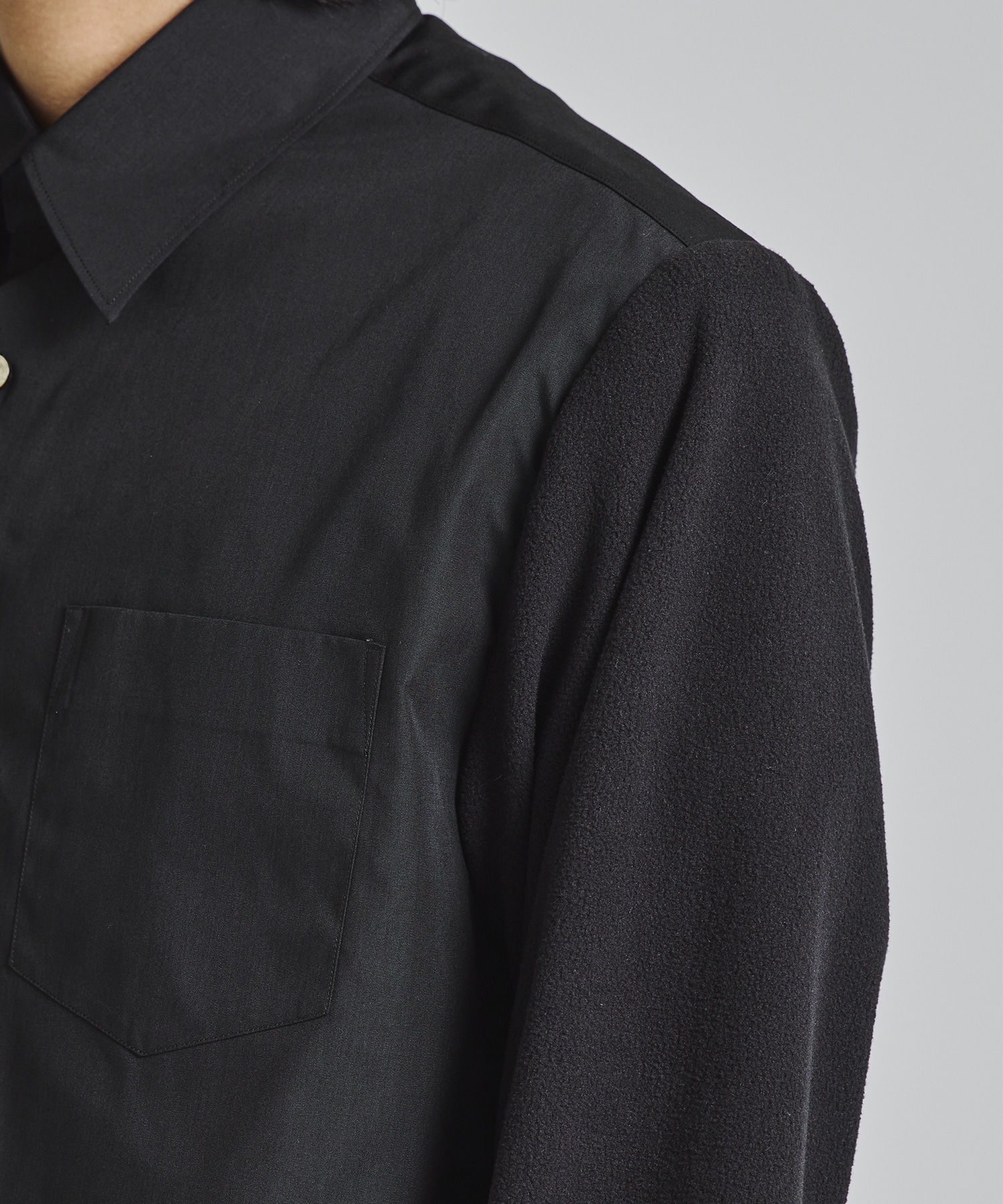 Fleece sleeve shirt | FUMITO GANRYU