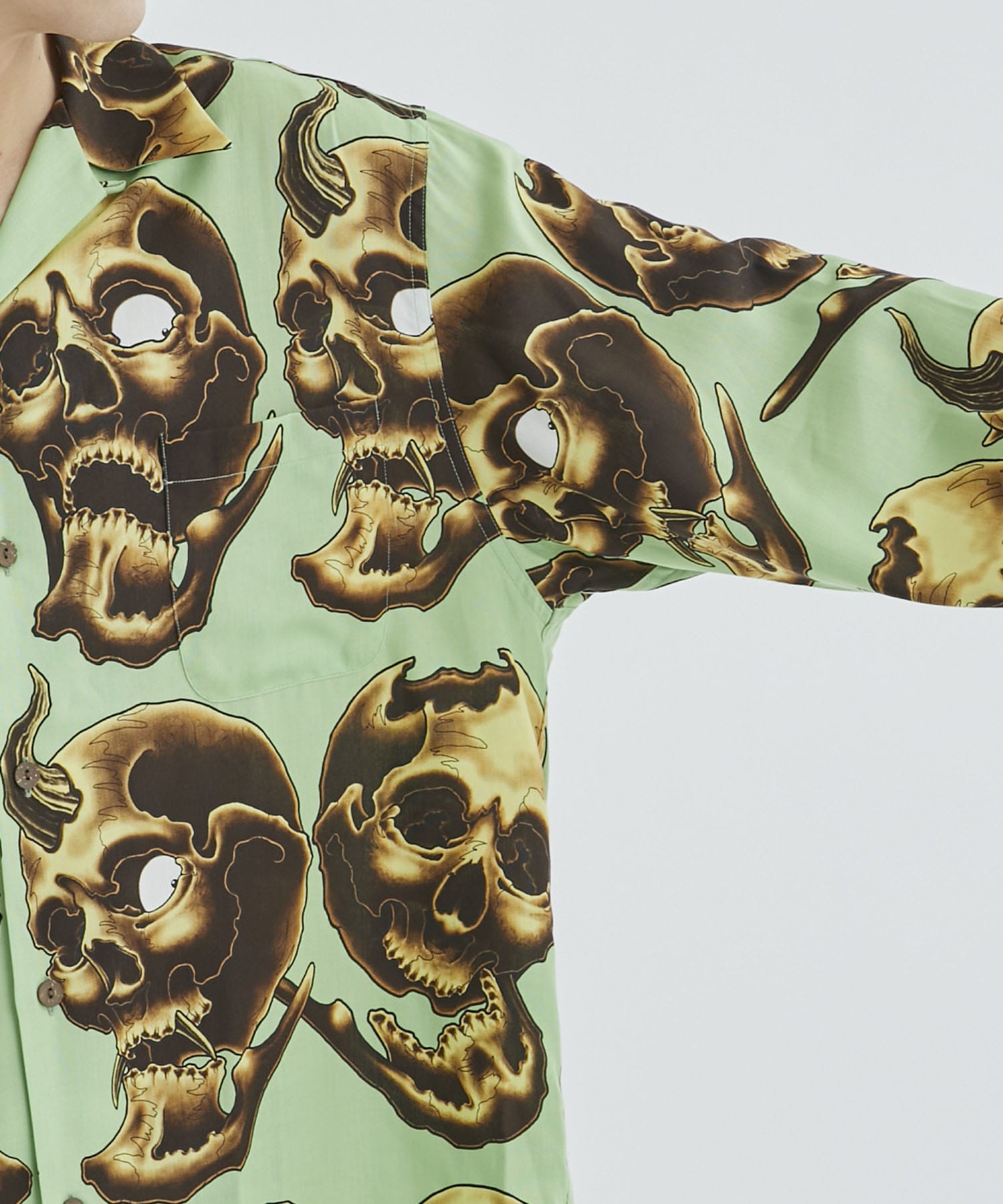 56 TATTOO STUDIO / HAWAIIAN SHIRT L/S WACKO MARIA