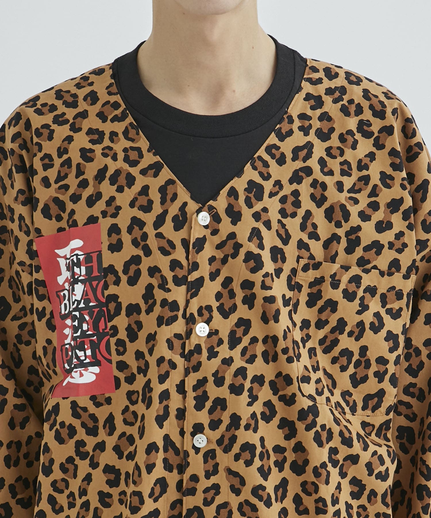 BlackEyePatch  x  WACKO MARIA （ブラックアイパッチ x ワコマリア）Leopard Dabo Shirt　ダボシャツ【A31071-007】