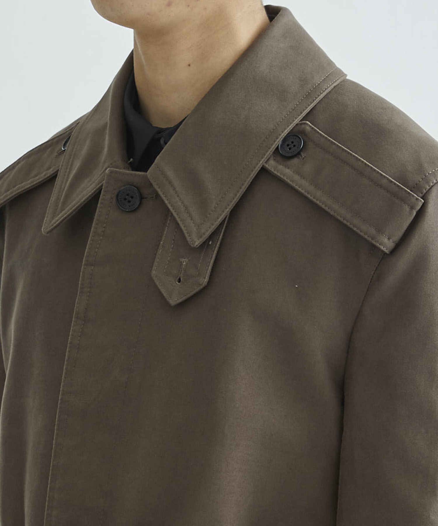 MOLESKIN TRANCH COAT｜JOHN LAWRENCE SULLIVAN