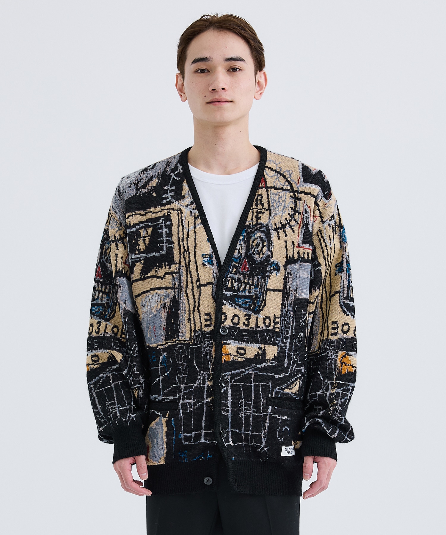 59400円L【WACKOMARIA】BASQUIAT CARDIGAN／新品タグ付／送料込