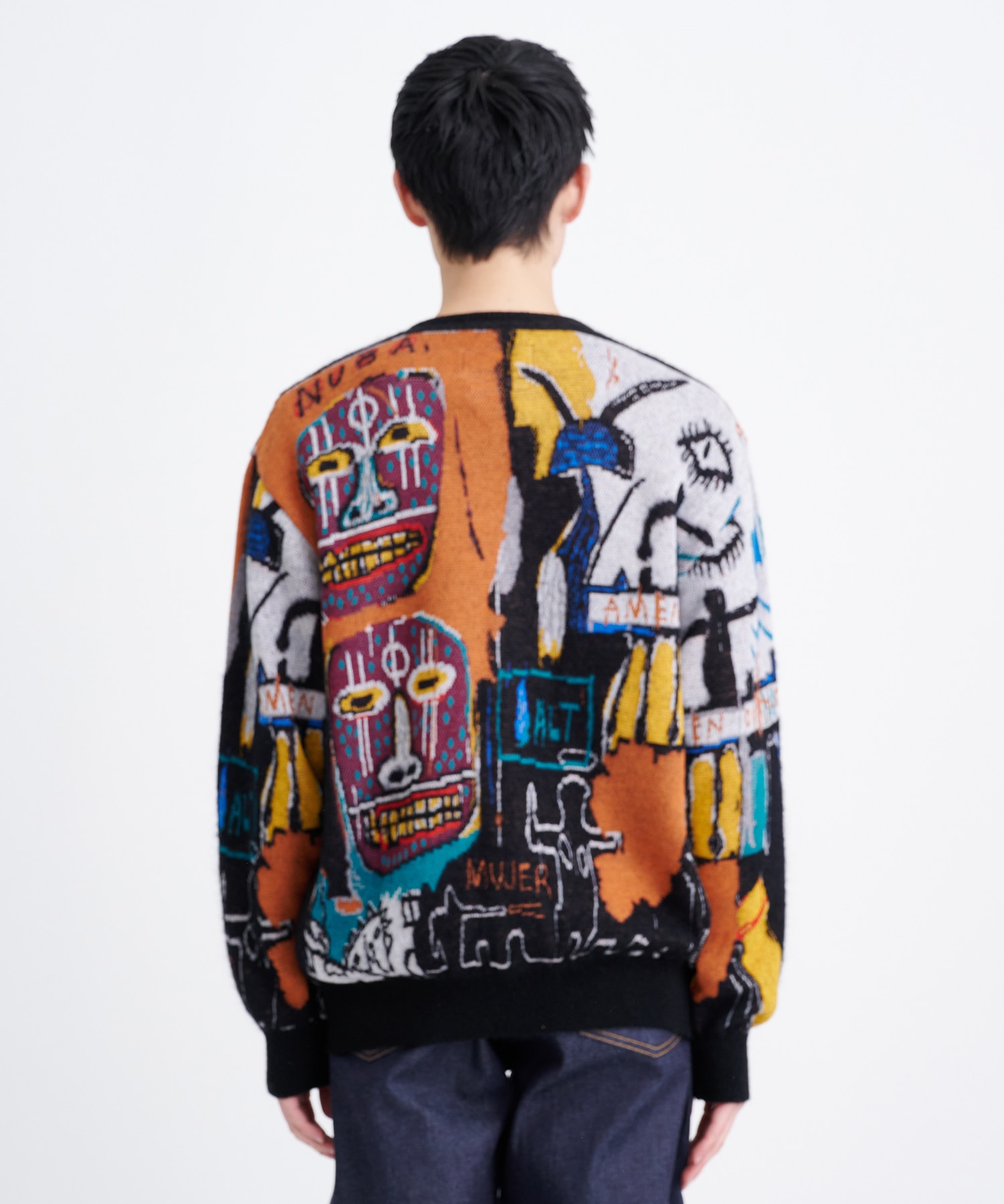 JEAN-MICHEL BASQUIAT / CARDIGAN ( TYPE-2 )｜WACKO MARIA