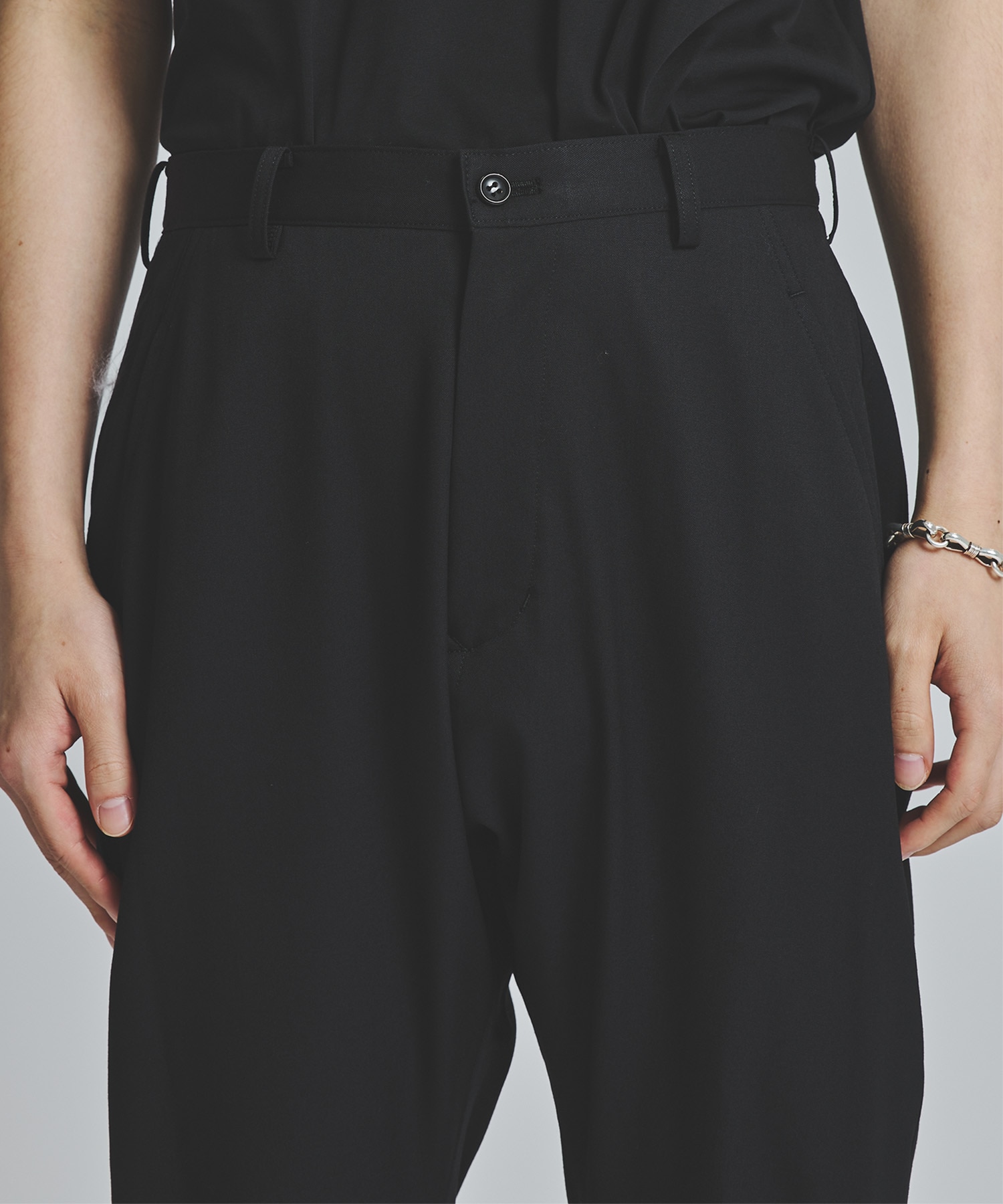 Classic bandage pants(S BLACK): sulvam: MENS｜ STUDIOUS ONLINE公式