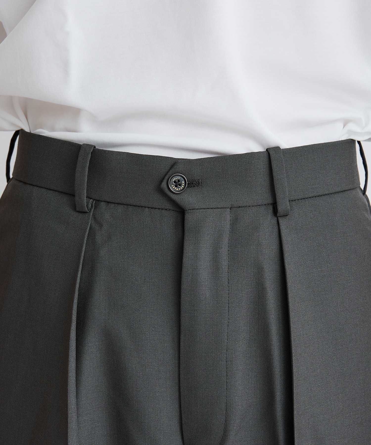 はかんたん MARKAWEAR - MARKAWARE PLEATED WIDE TROUSERS markaの通販 ...