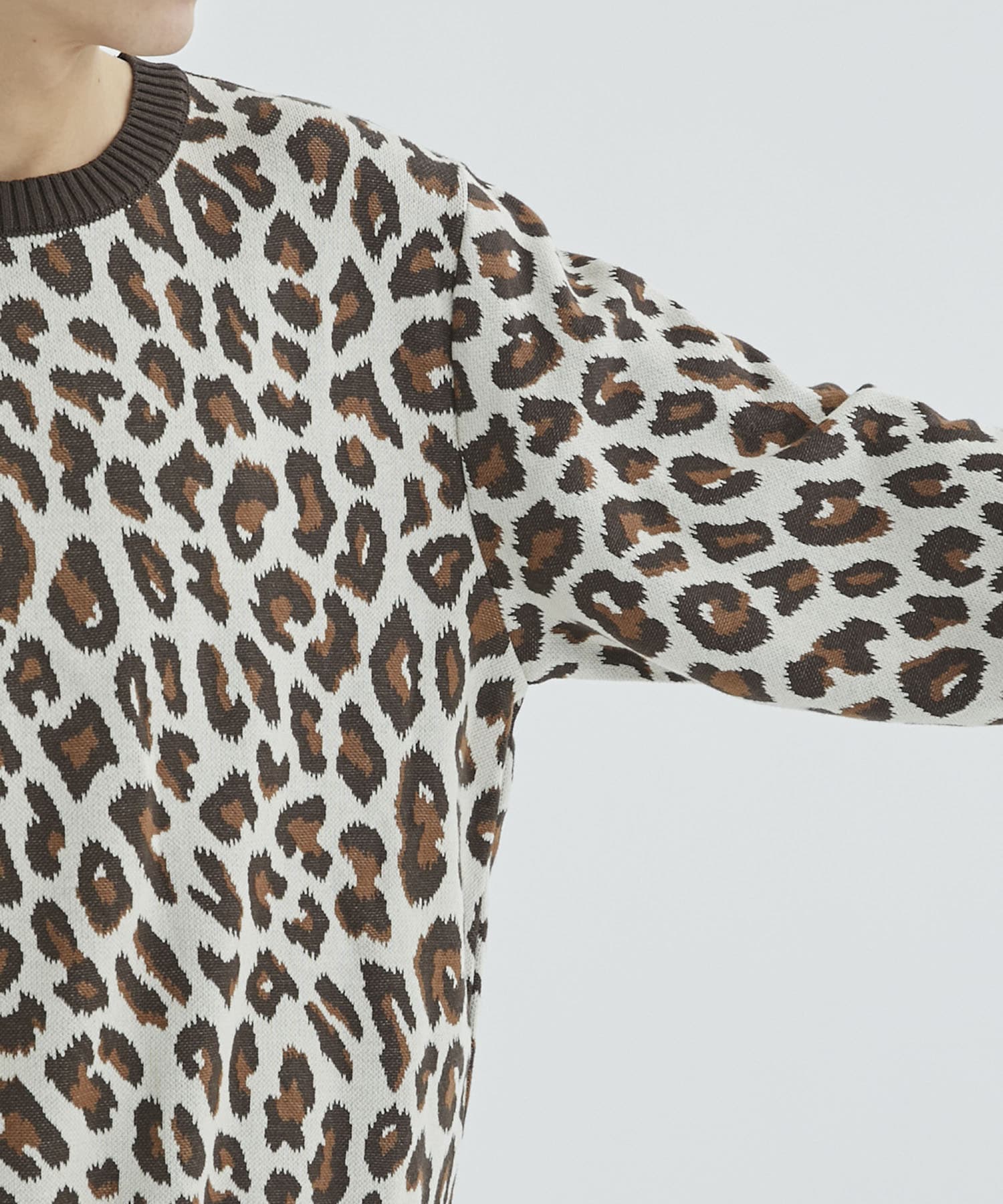 LEOPARD JACQUARD SWEATER｜WACKO MARIA