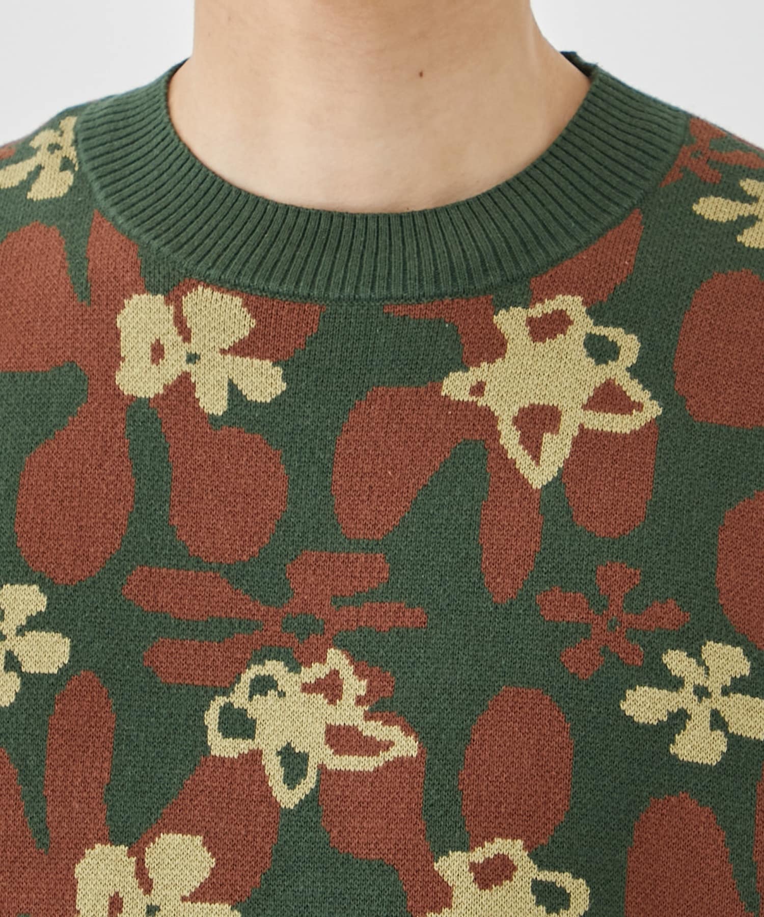 Flower camo knit vest | TTT MSW