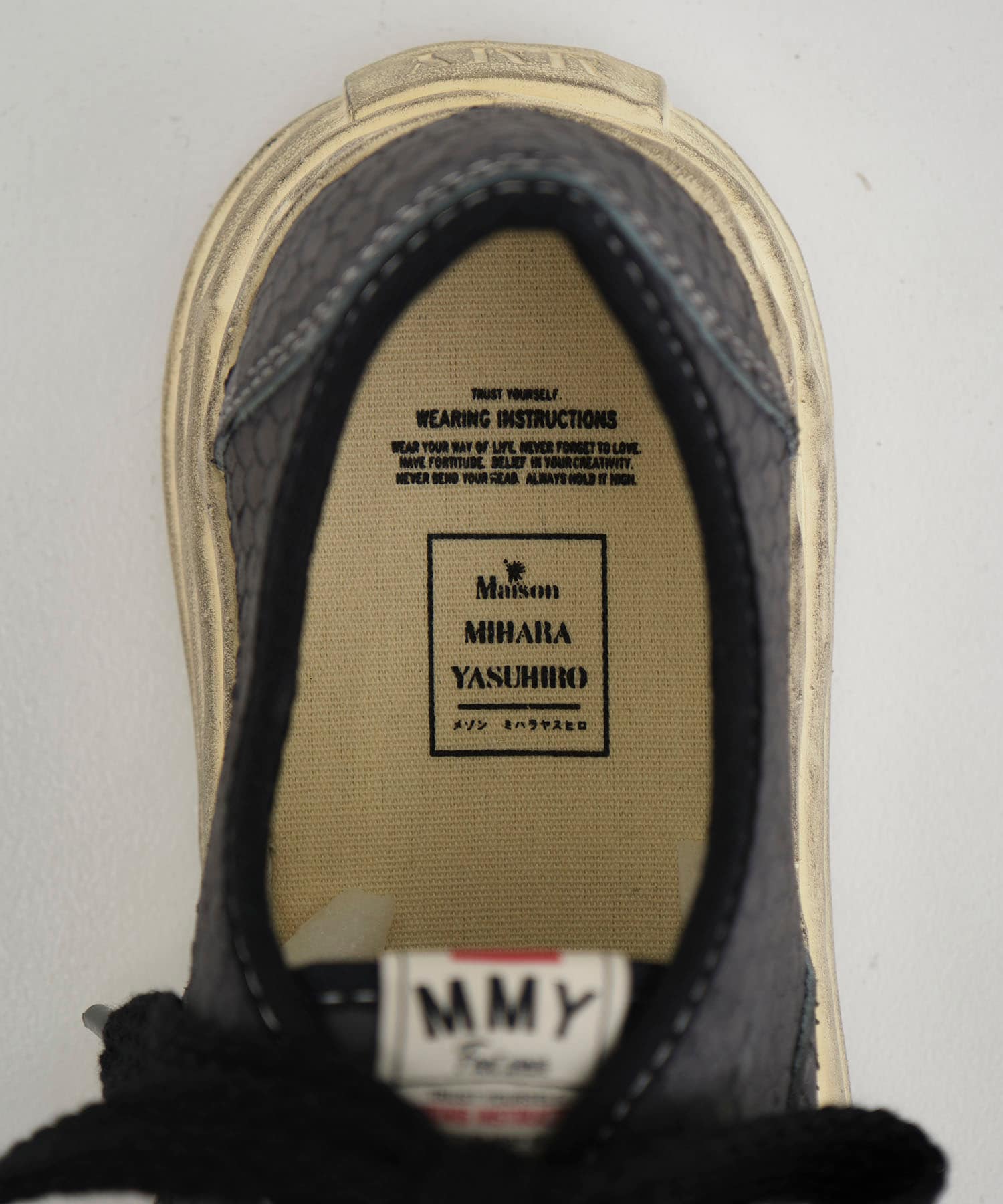 BAKER/original sole leather Low-Top sneaker Maison MIHARA YASUHIRO