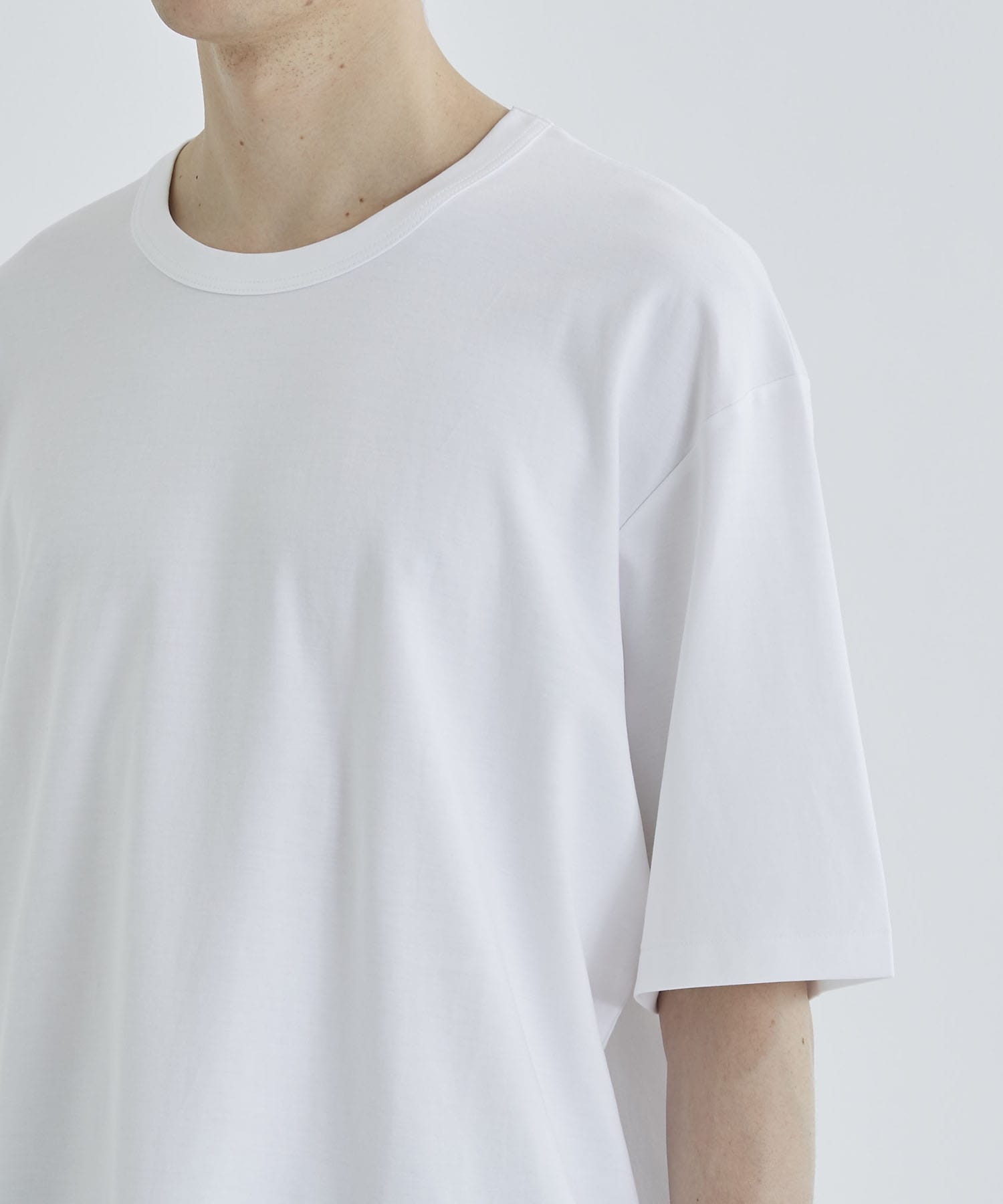 〈別注〉COTTON DOUBLE FACE S/S TEE ATTACHMENT