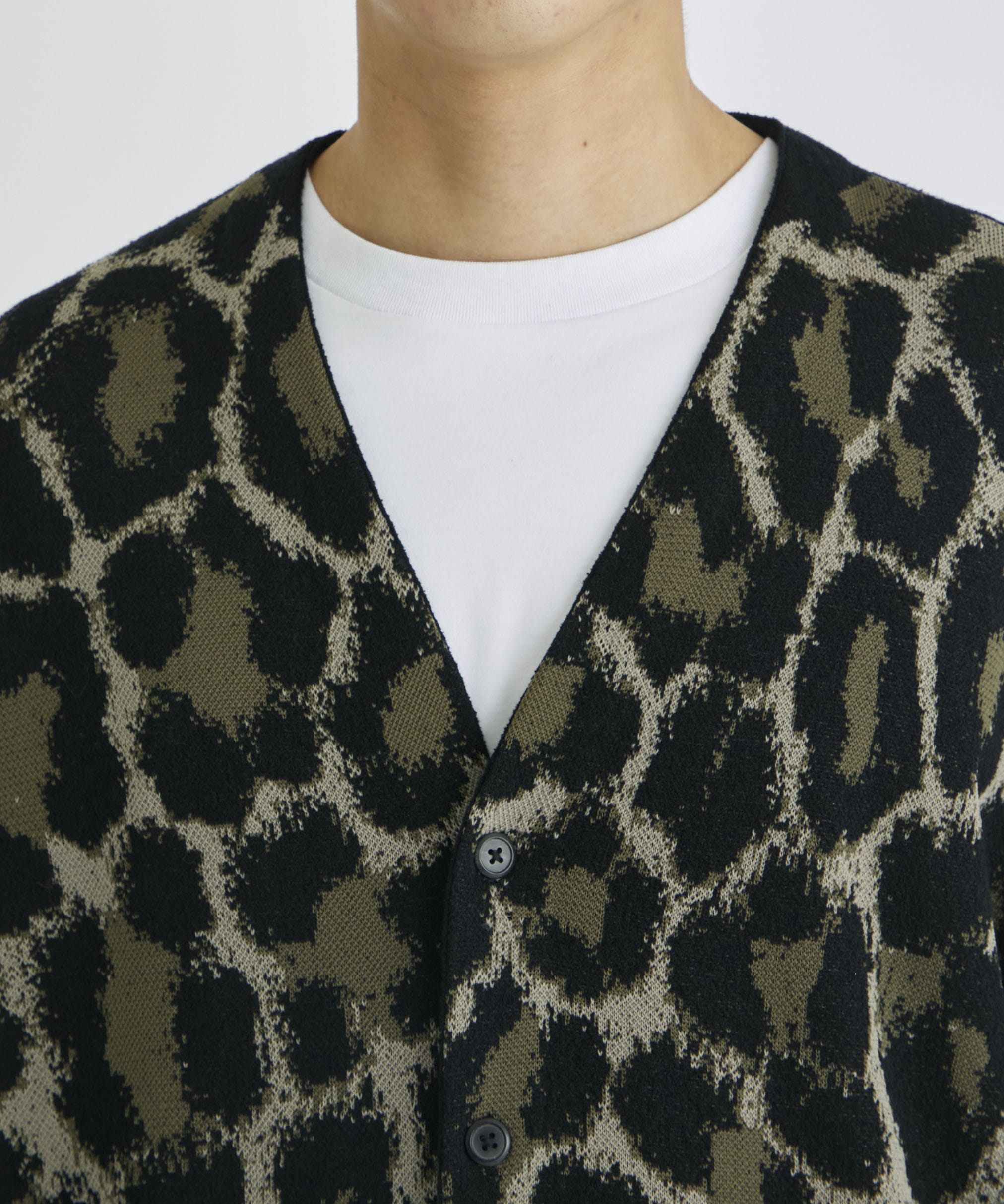 新入荷 流行 LAD MUSICIAN LEOPARD PATTERN CARDIGAN asakusa.sub.jp