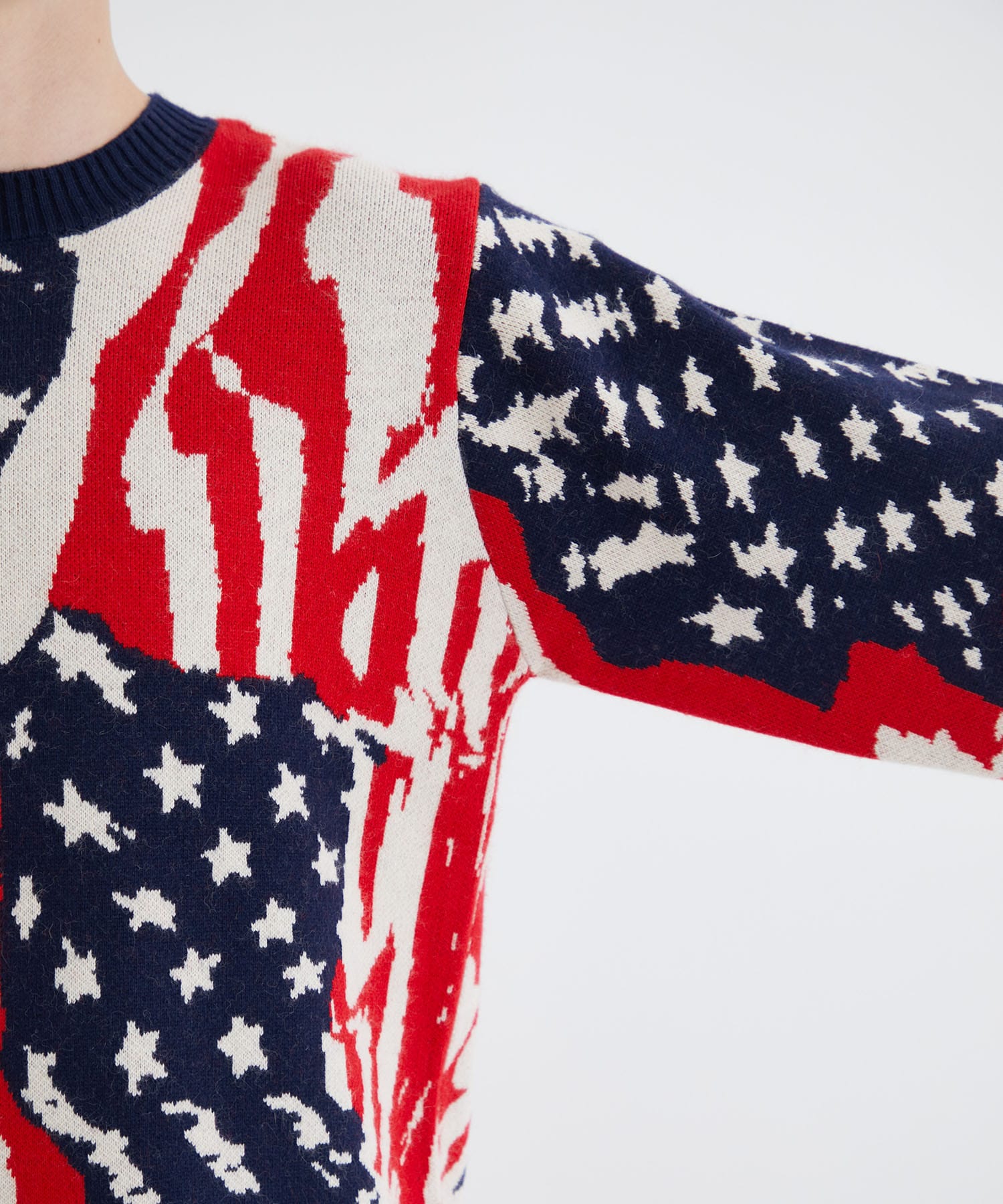 MARBLE FLAG SWEATER｜MASU