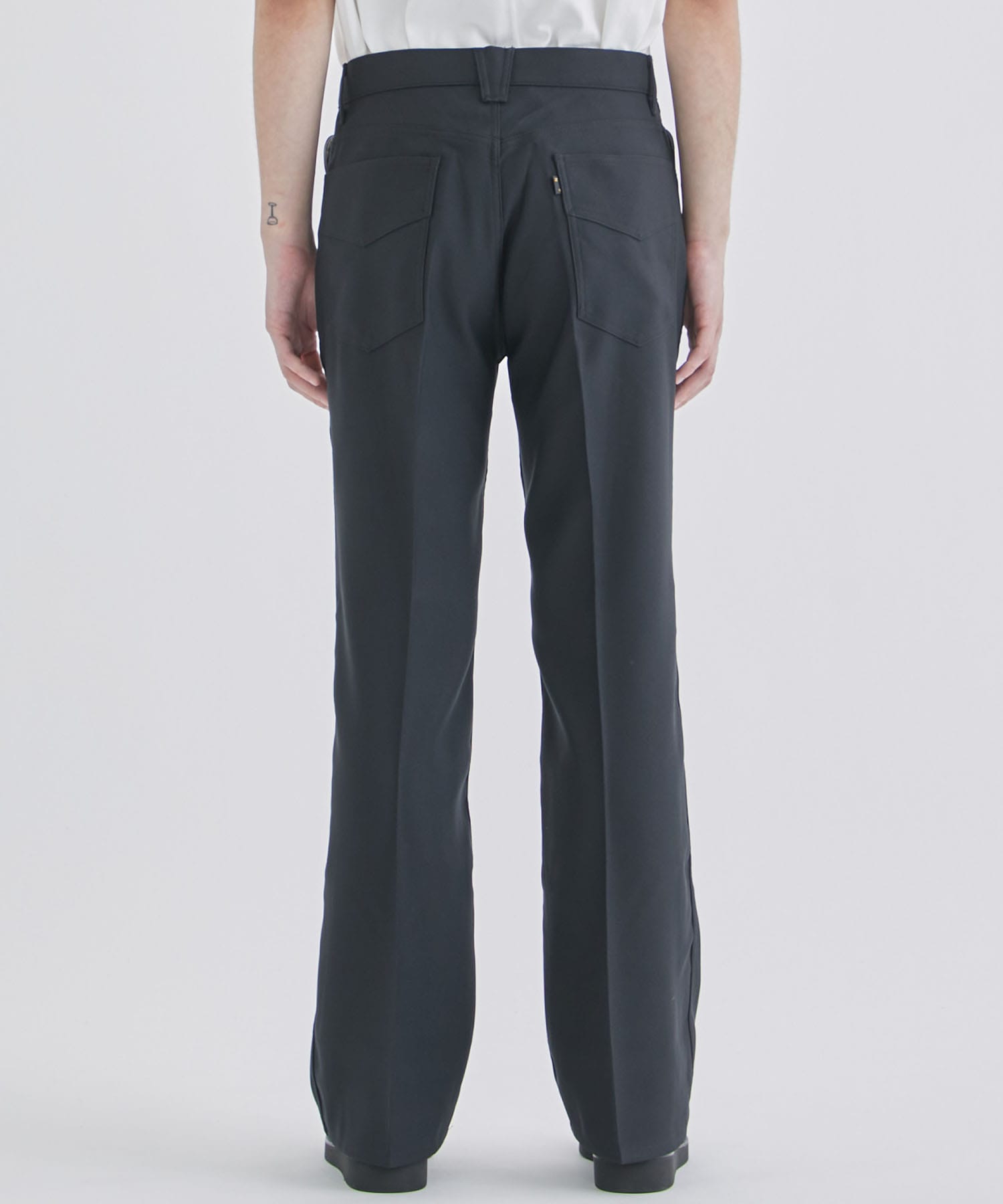 bootcut jean polytwill pants