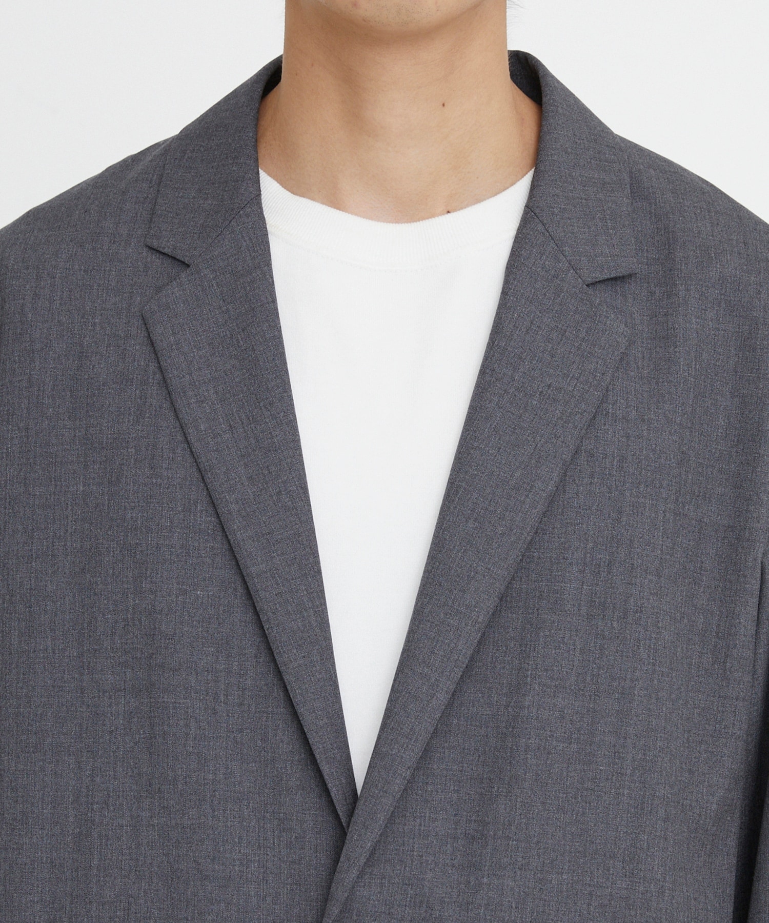 WOOL TROPICAL TAILORED JACKET | ATON