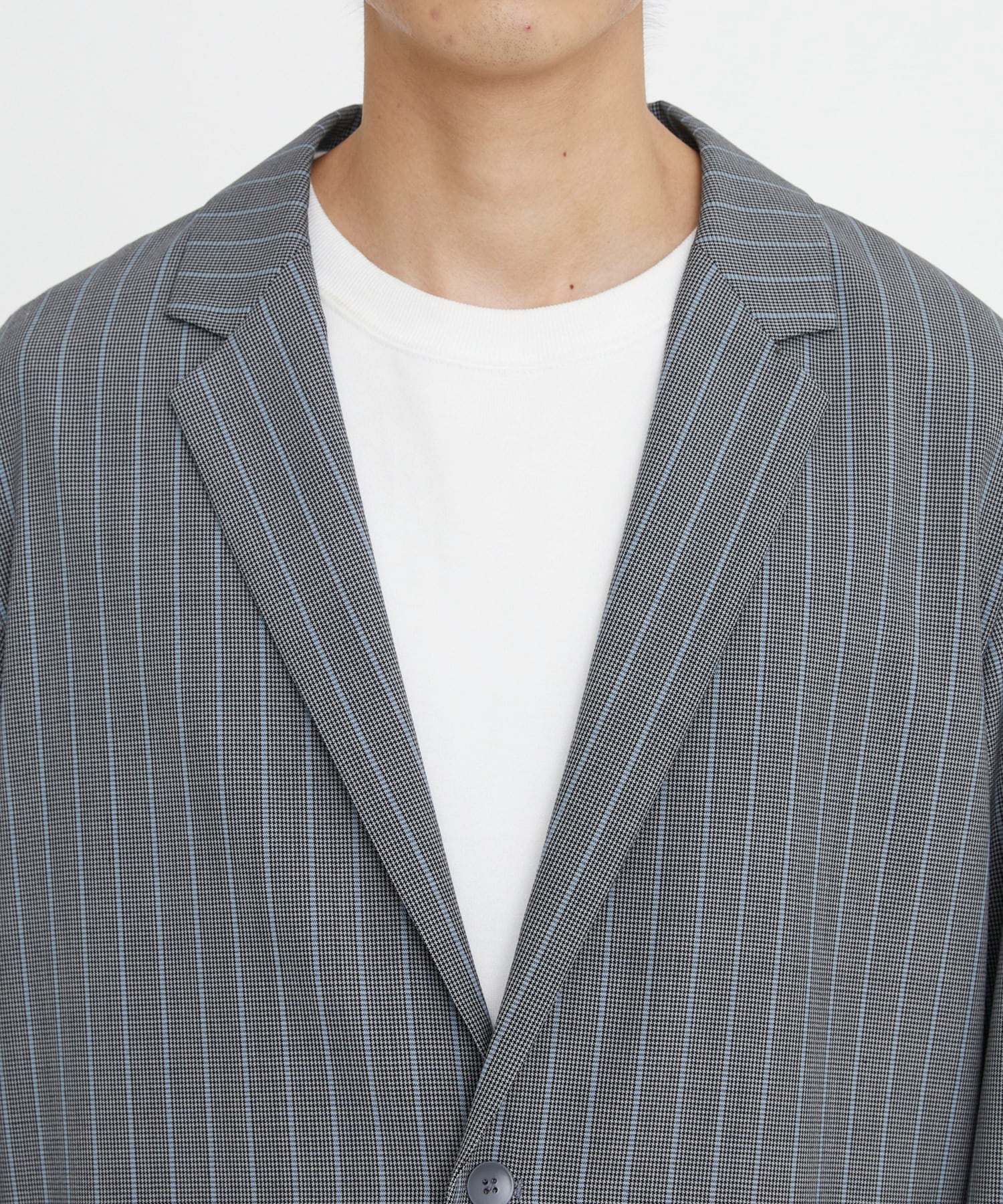 WOOL TROPICAL TAILORED JACKET ATON