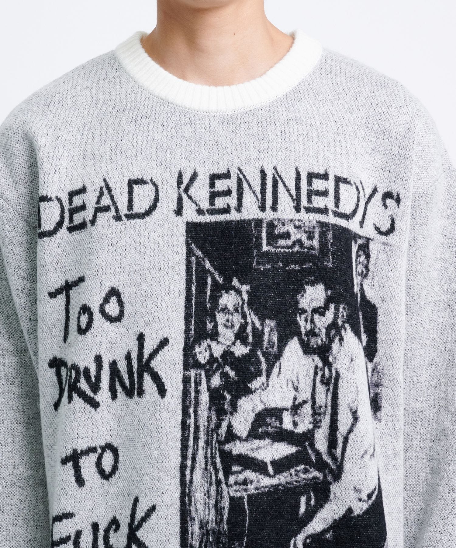 DEAD KENNEDYS / MOHAIR CREW NECK SWEATER｜WACKO MARIA