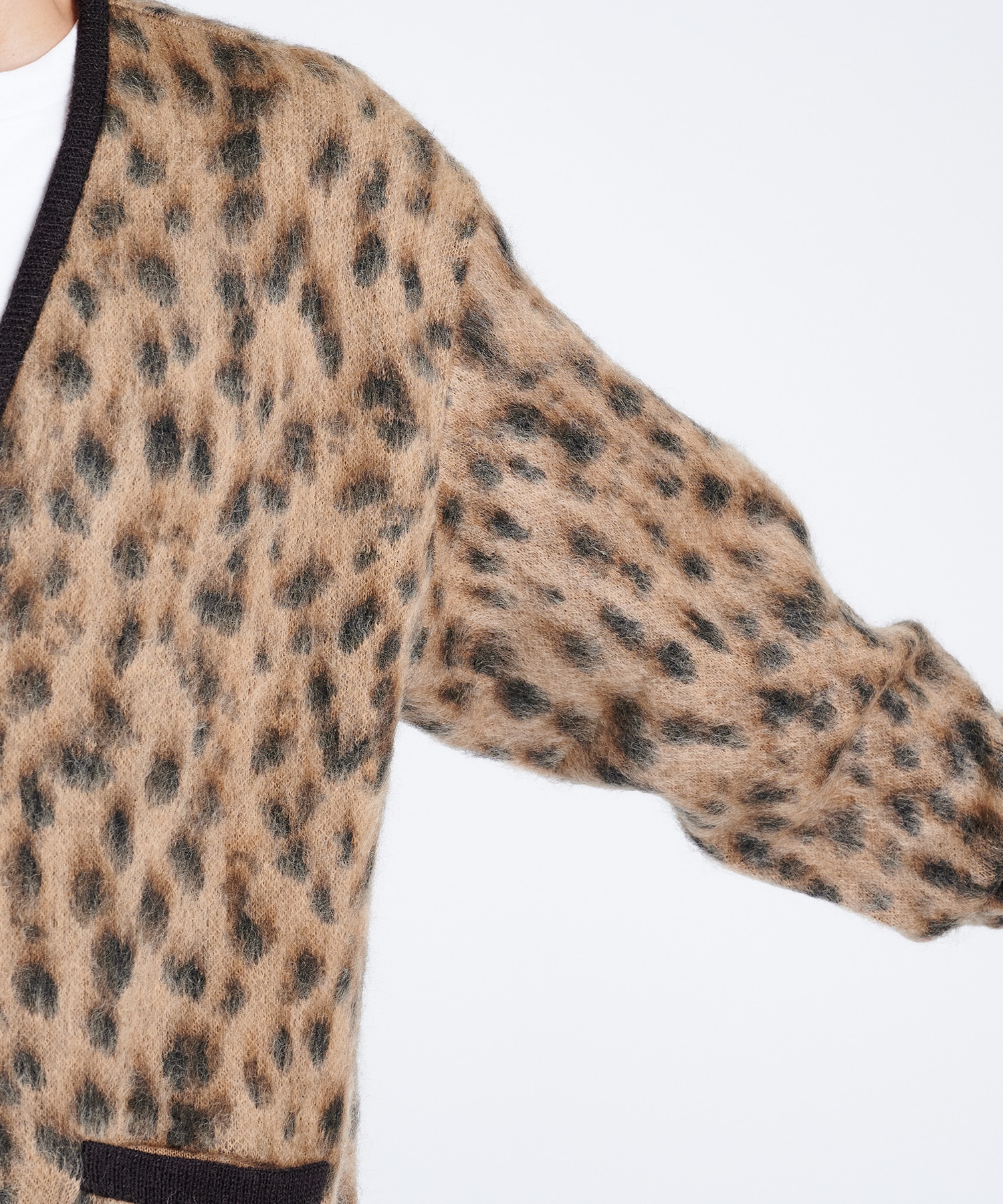 LEOPARD MOHAIR CARDIGAN ( TYPE-1 )｜WACKO MARIA