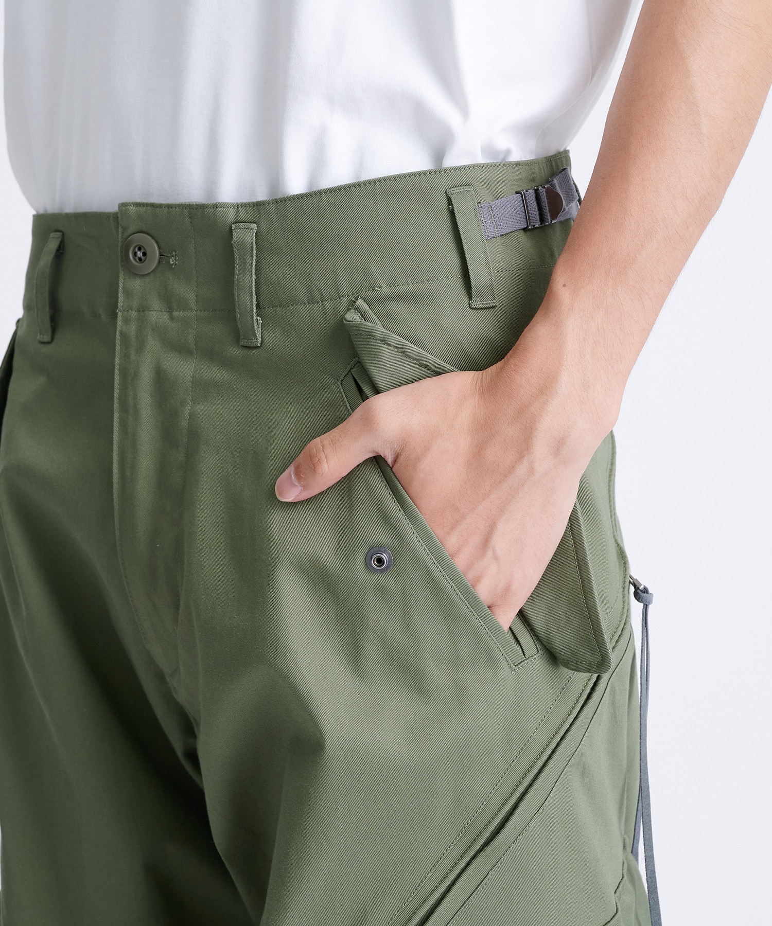 3D TWIST CARGO PANTS｜NVRFRGT