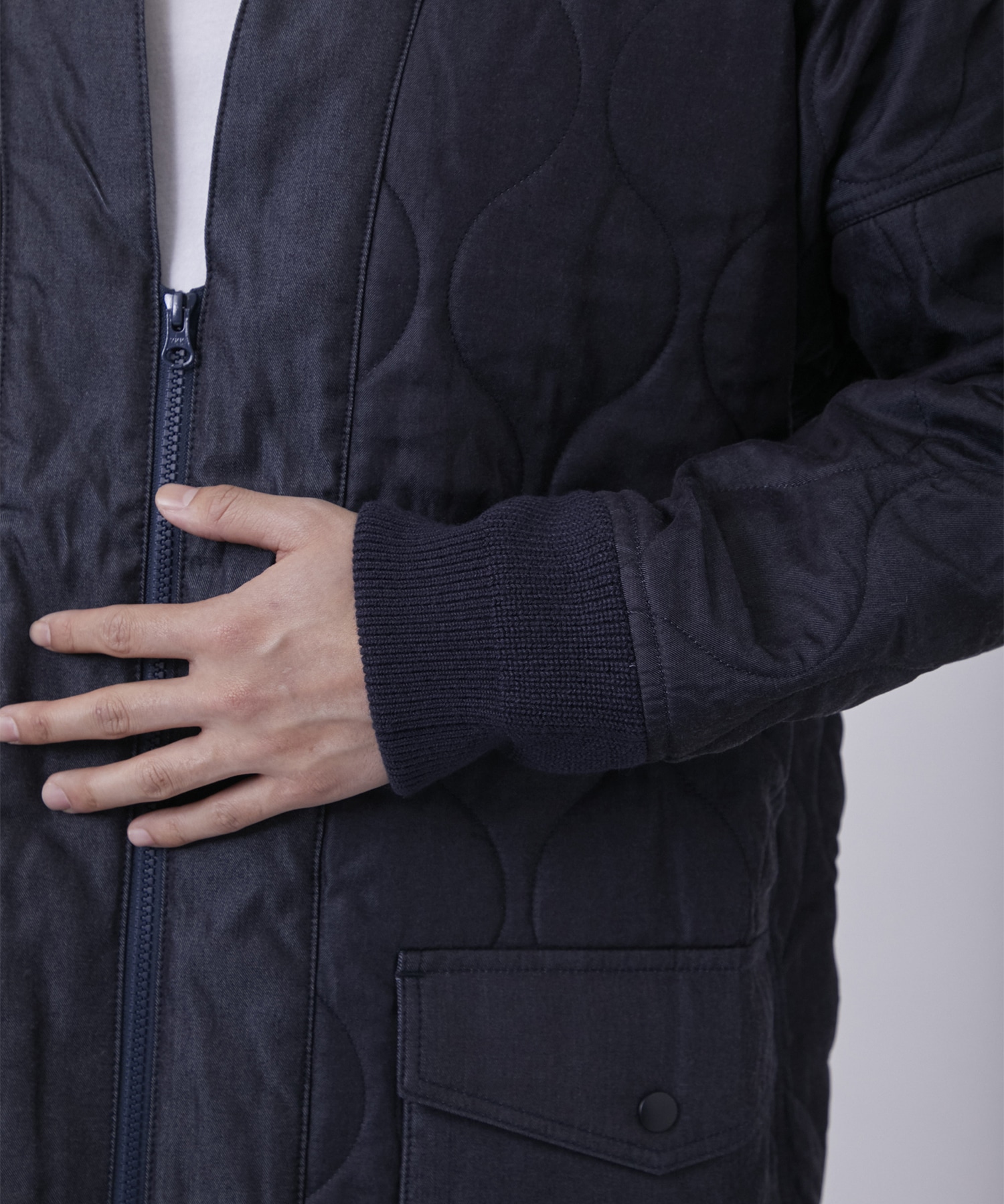 QUILTED HAORI JACKET FDMTL