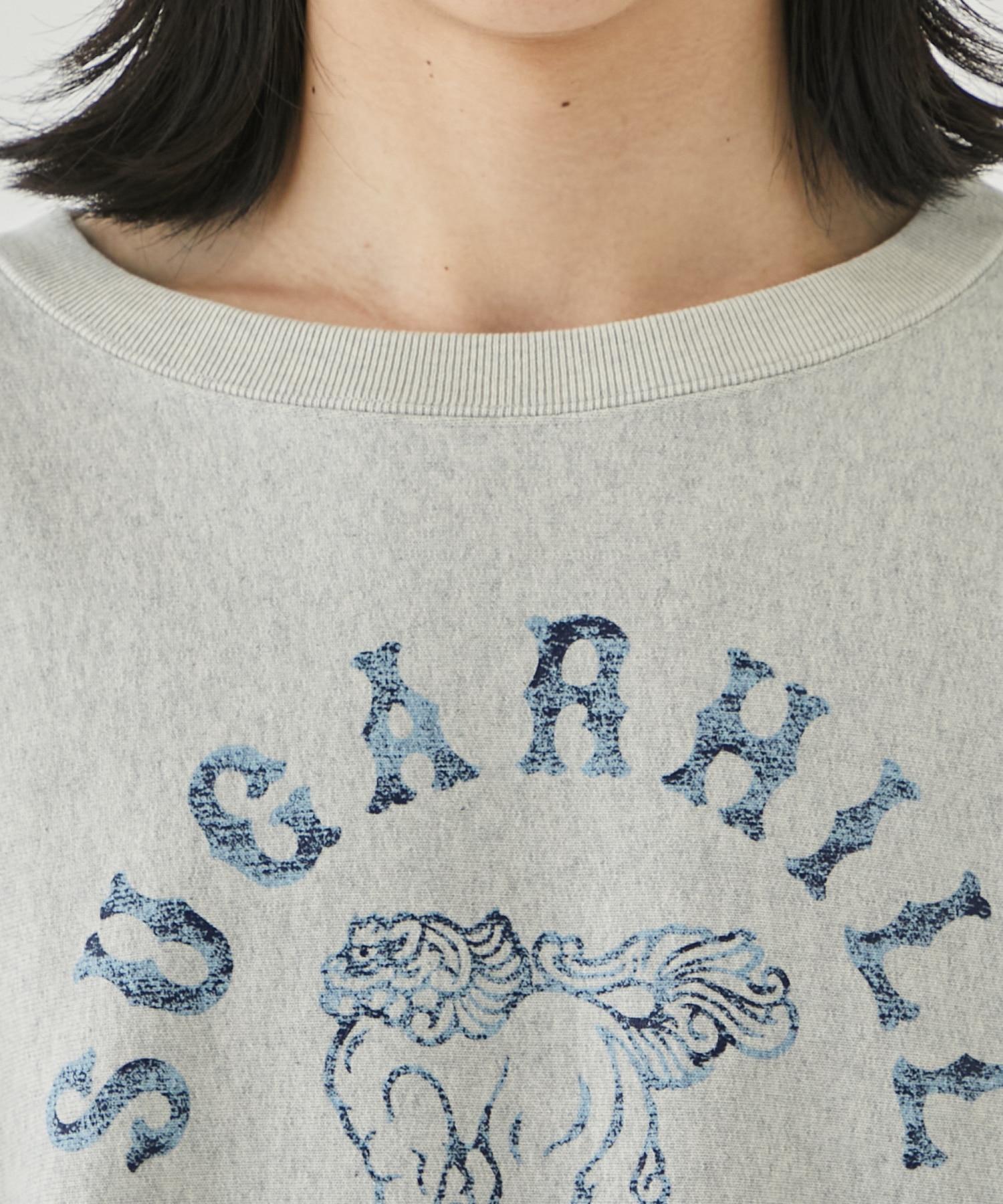 LOGO PRINTED SWEATSHIRT SUGARHILL