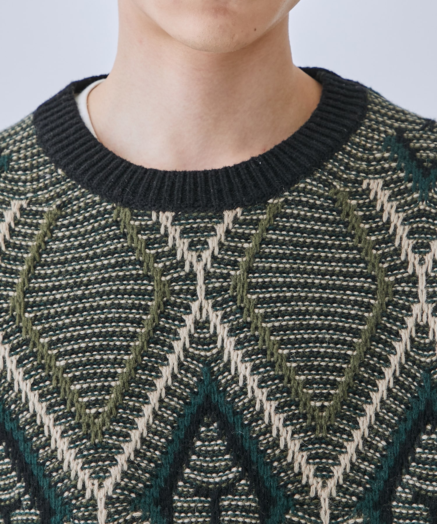 Diamond pull over knit TTT MSW
