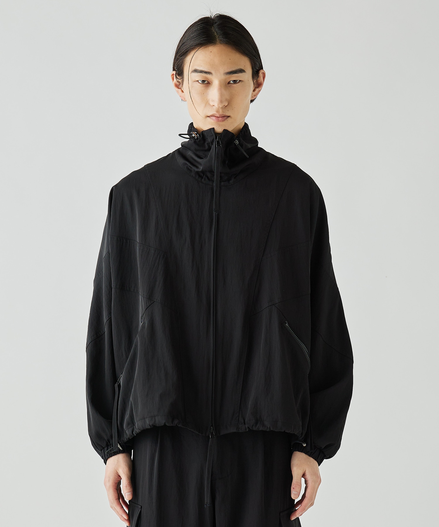 EX.ZIP Stand Collar Blouson